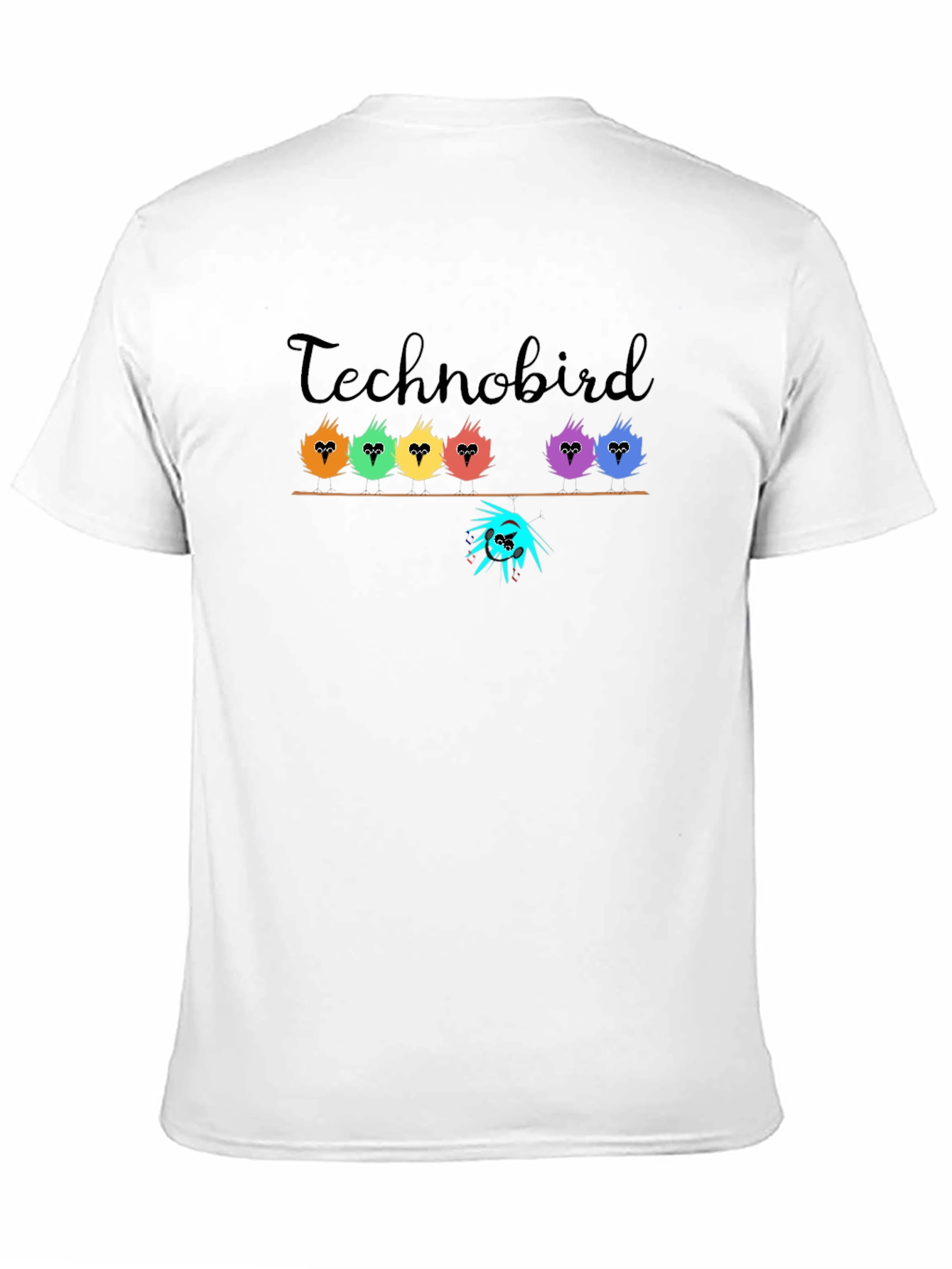 Technobird Graphic Tee - Black