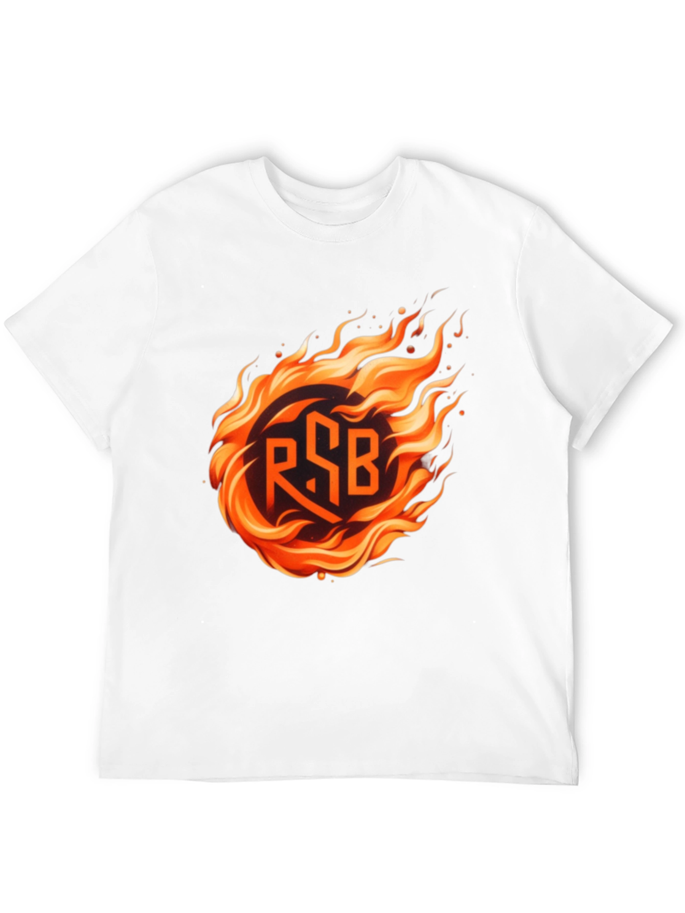 Fiery RSB Graphic Tee - Bold Statement Shirt