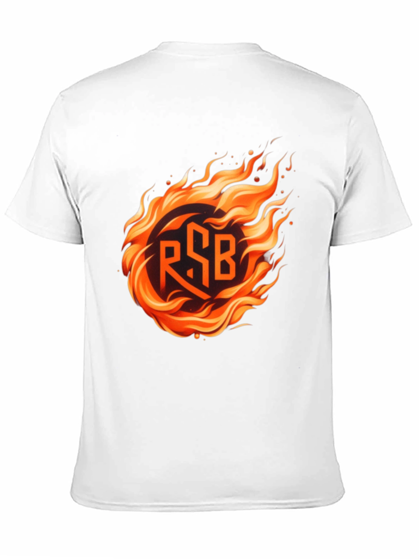 Fiery RSB Graphic Tee - Bold Statement Shirt