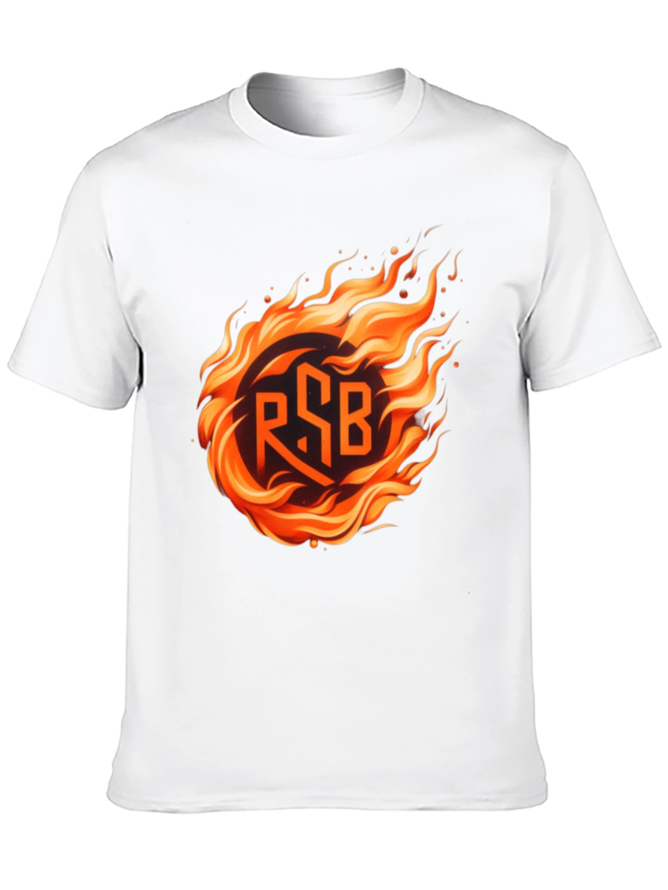 Fiery RSB Graphic Tee - Bold Statement Shirt