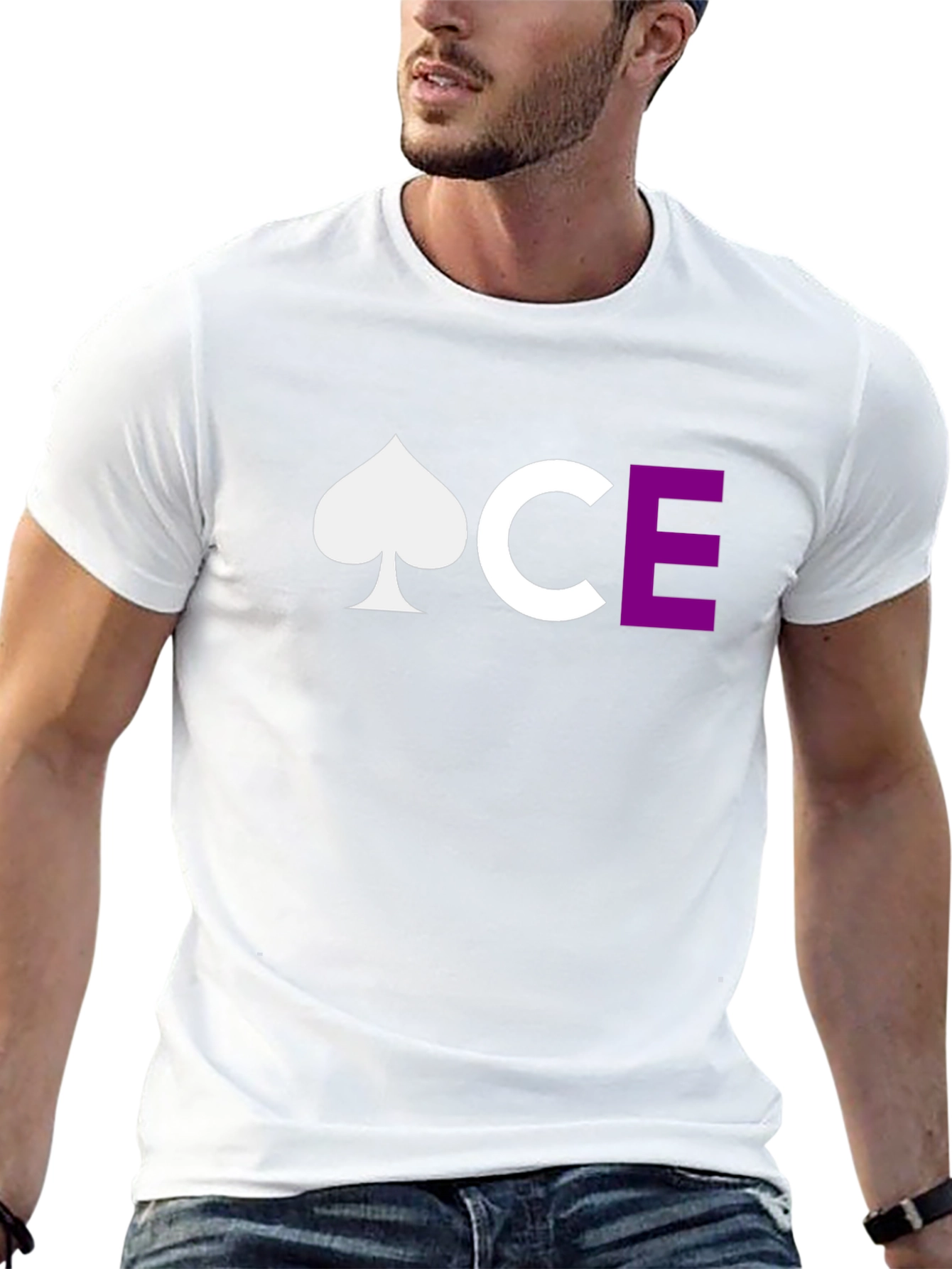 Ace Spade Crew Neck T-Shirt