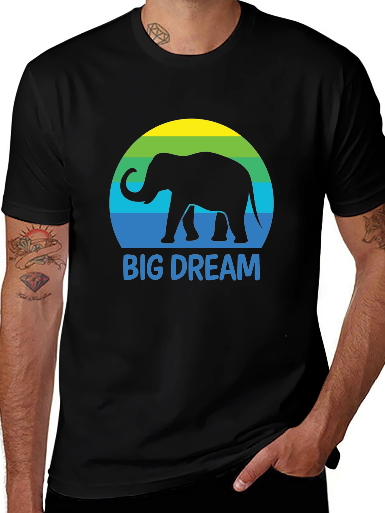 Big Dream Elephant Graphic Tee