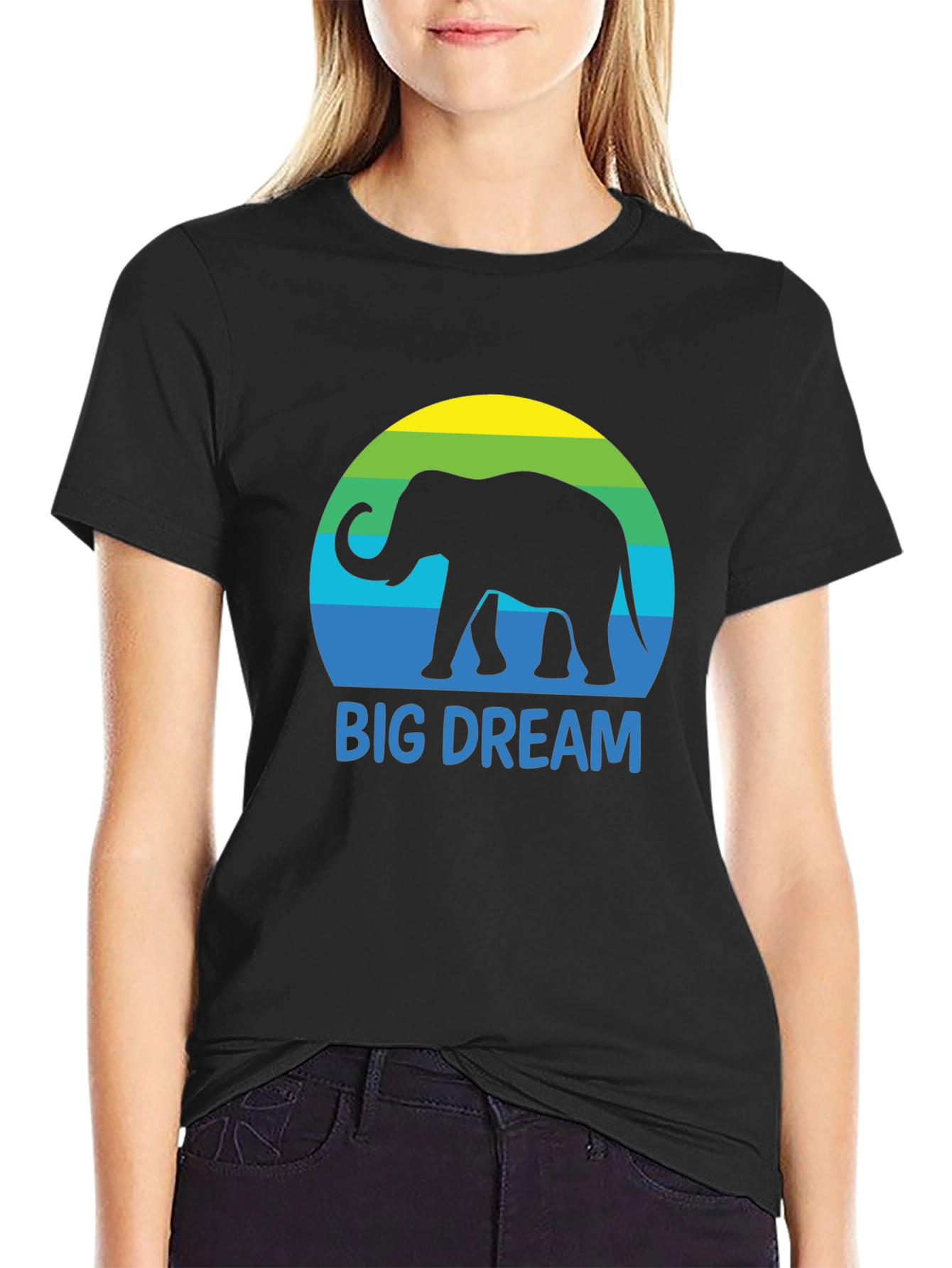 Big Dream Elephant Graphic Tee