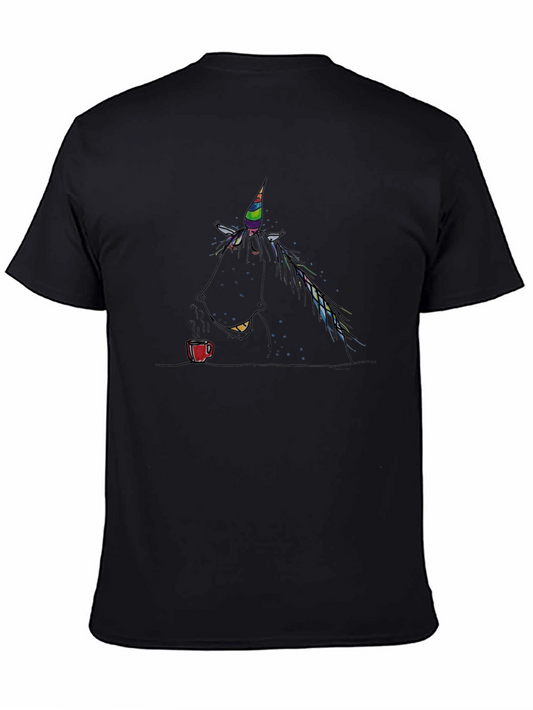 Unicorn Coffee T-Shirt - Quirky Graphic Tee