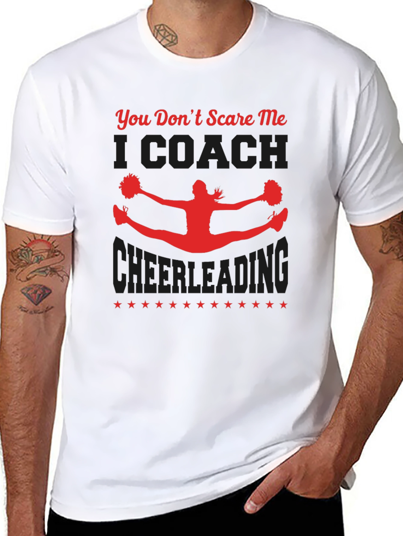 Cheerleading Coach Graphic T-Shirt