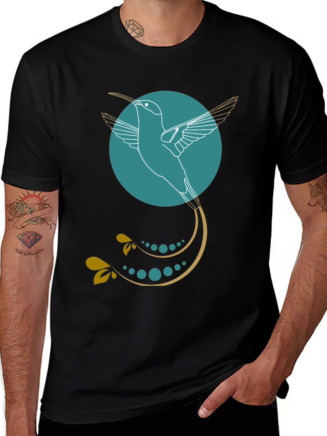 Hummingbird Graphic Tee - Stylish & Unique