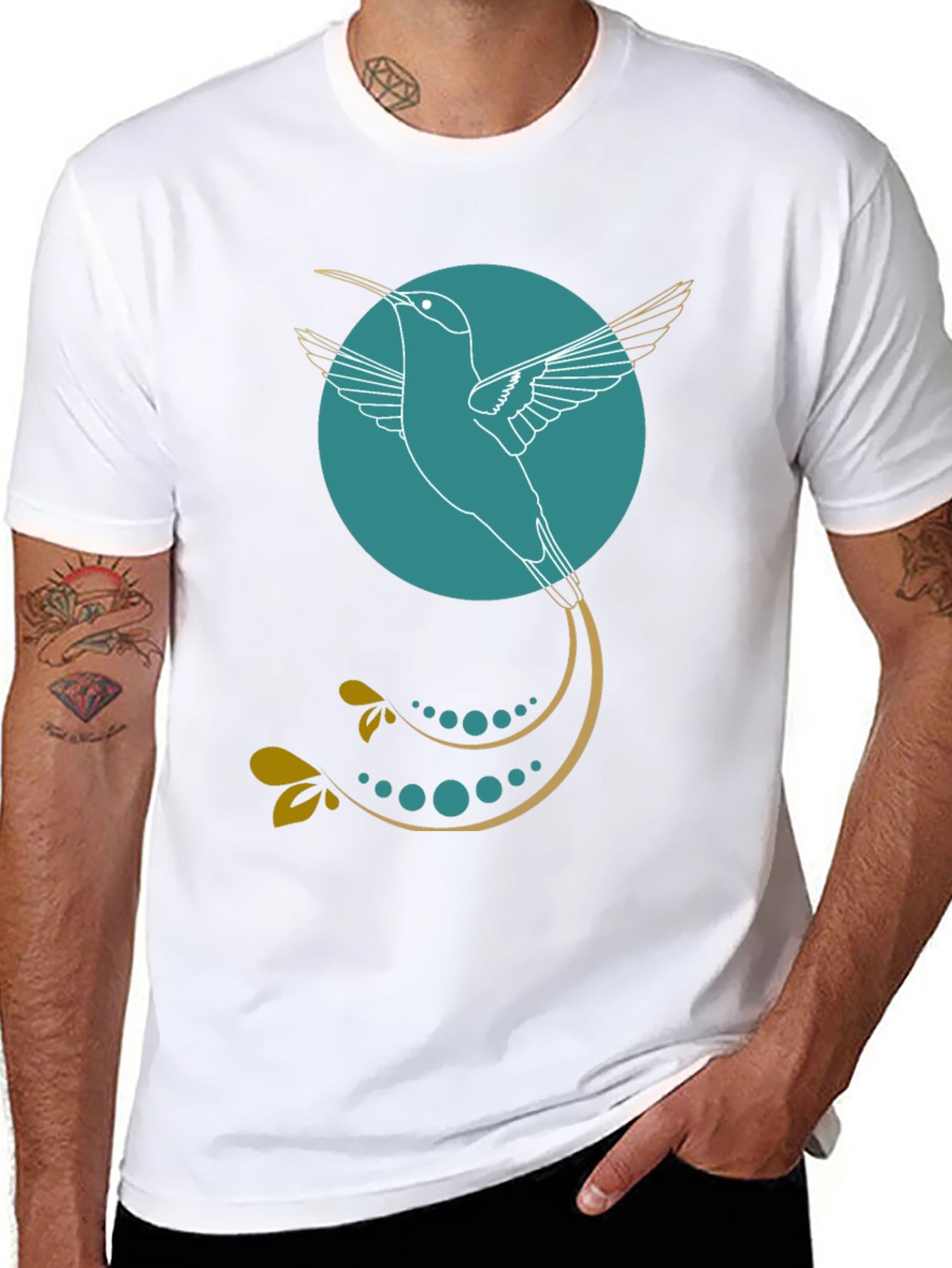 Hummingbird Graphic Tee - Stylish & Unique