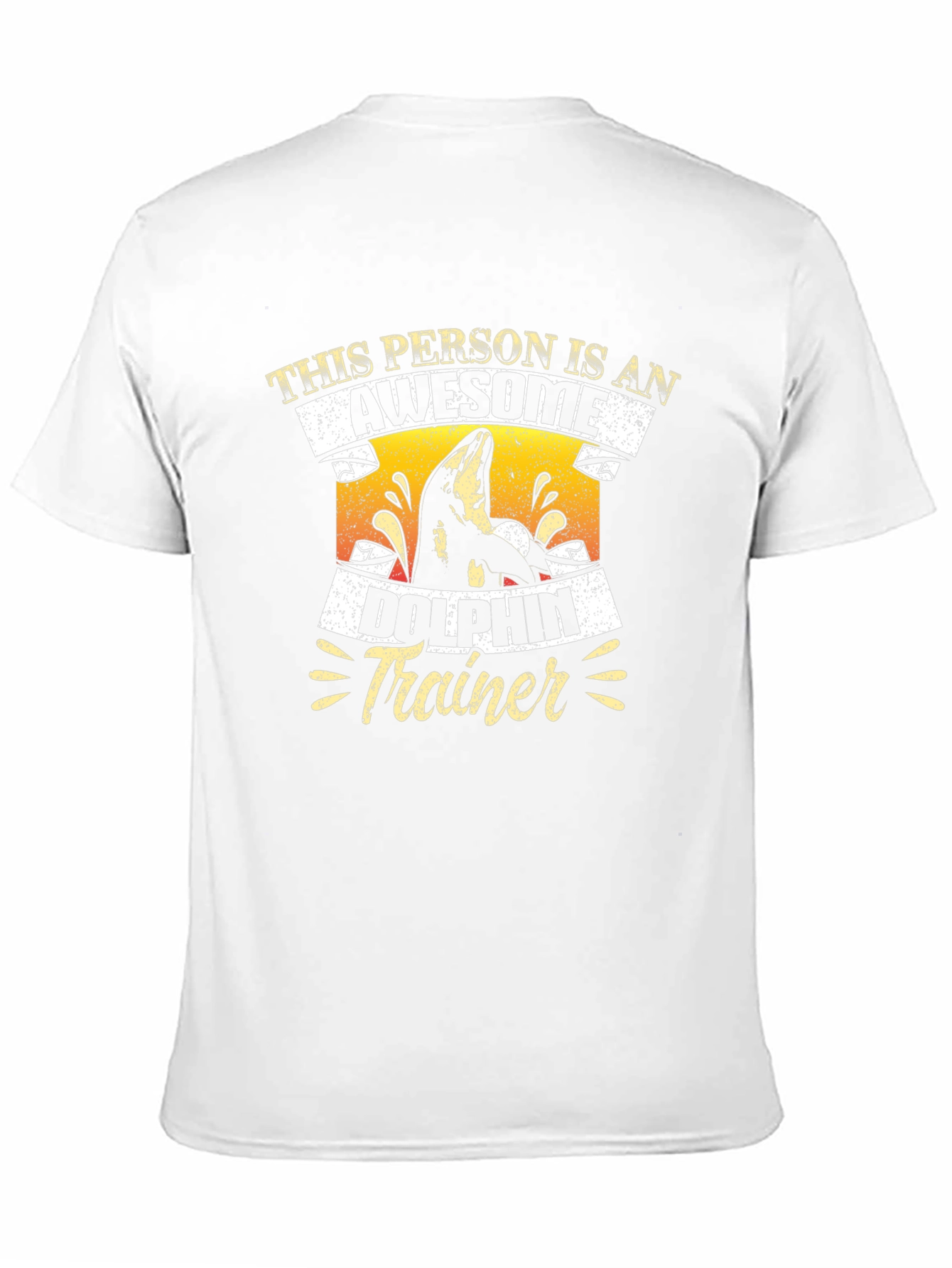 Awesome Dolphin Trainer Graphic T-Shirt