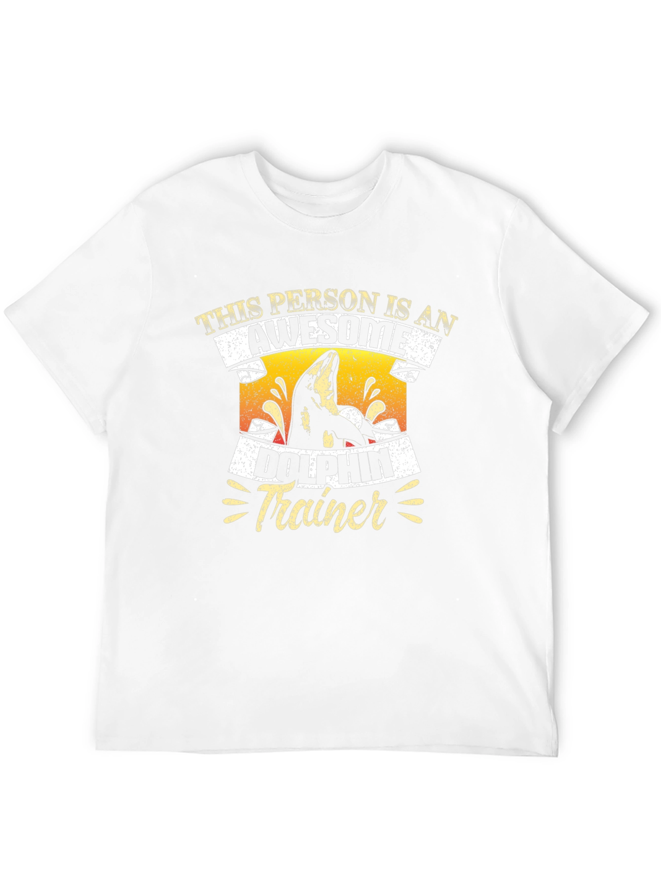 Awesome Dolphin Trainer Graphic T-Shirt