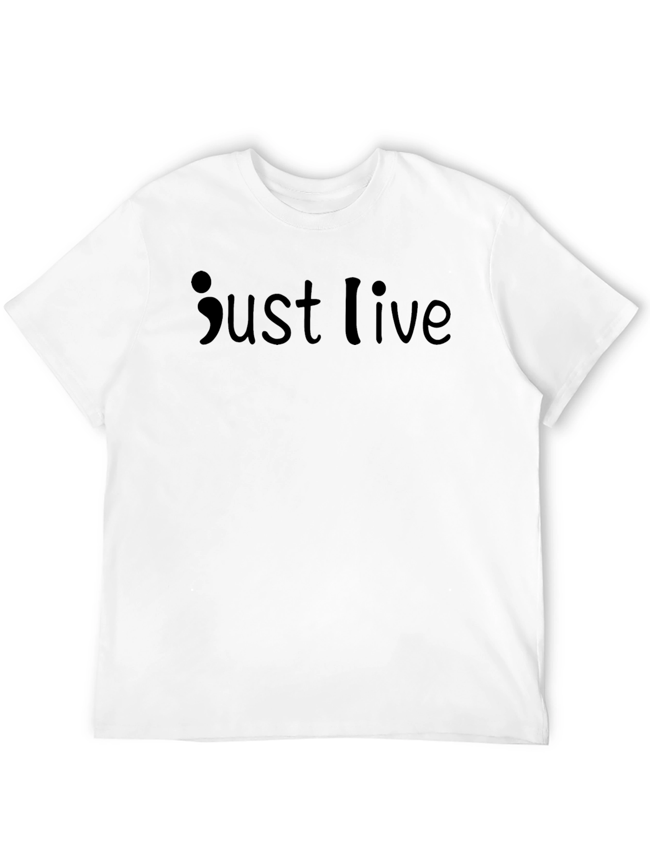 Just Live Semicolon T-Shirt