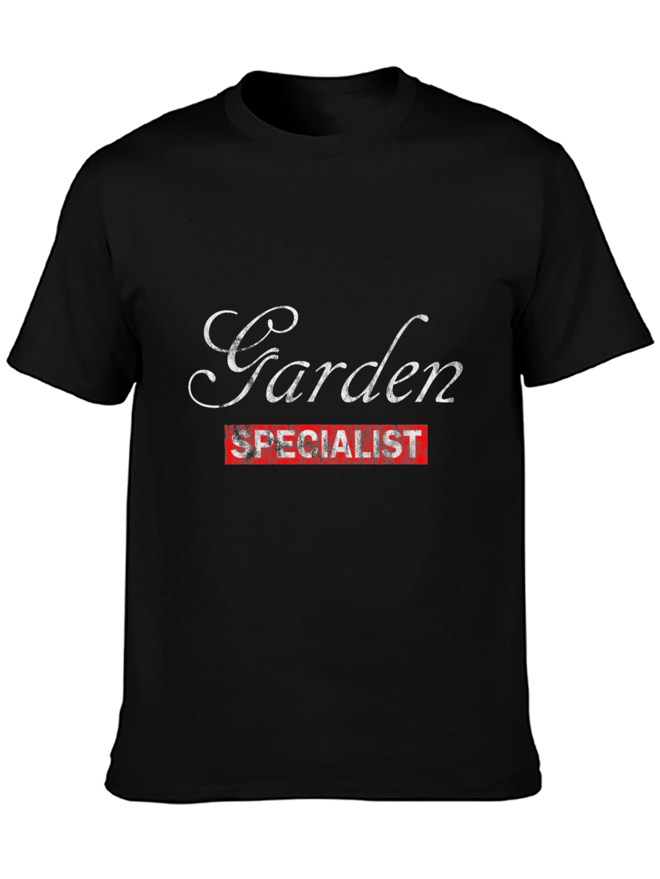 Garden Specialist T-Shirt - Black Graphic Tee