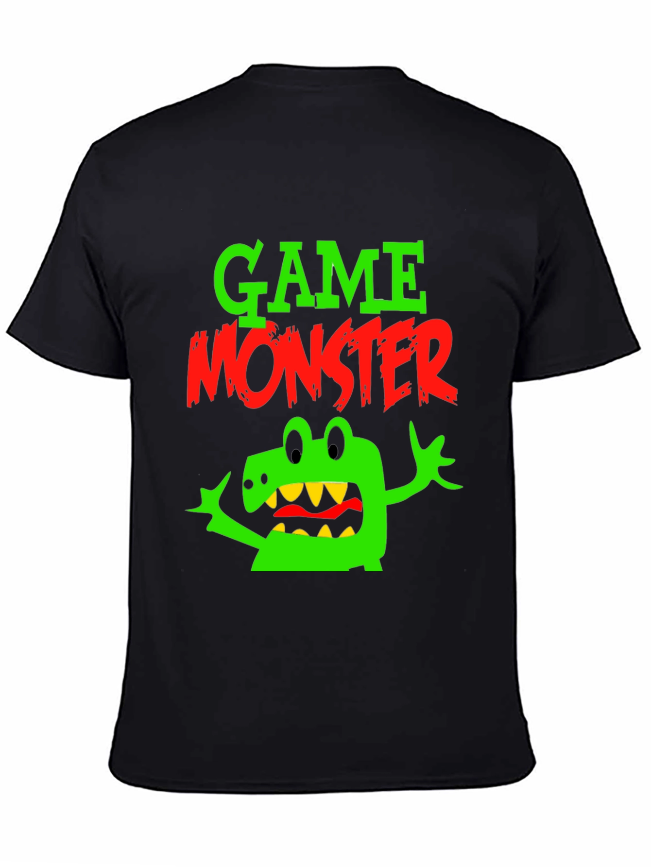 Game Monster Black Graphic Tee