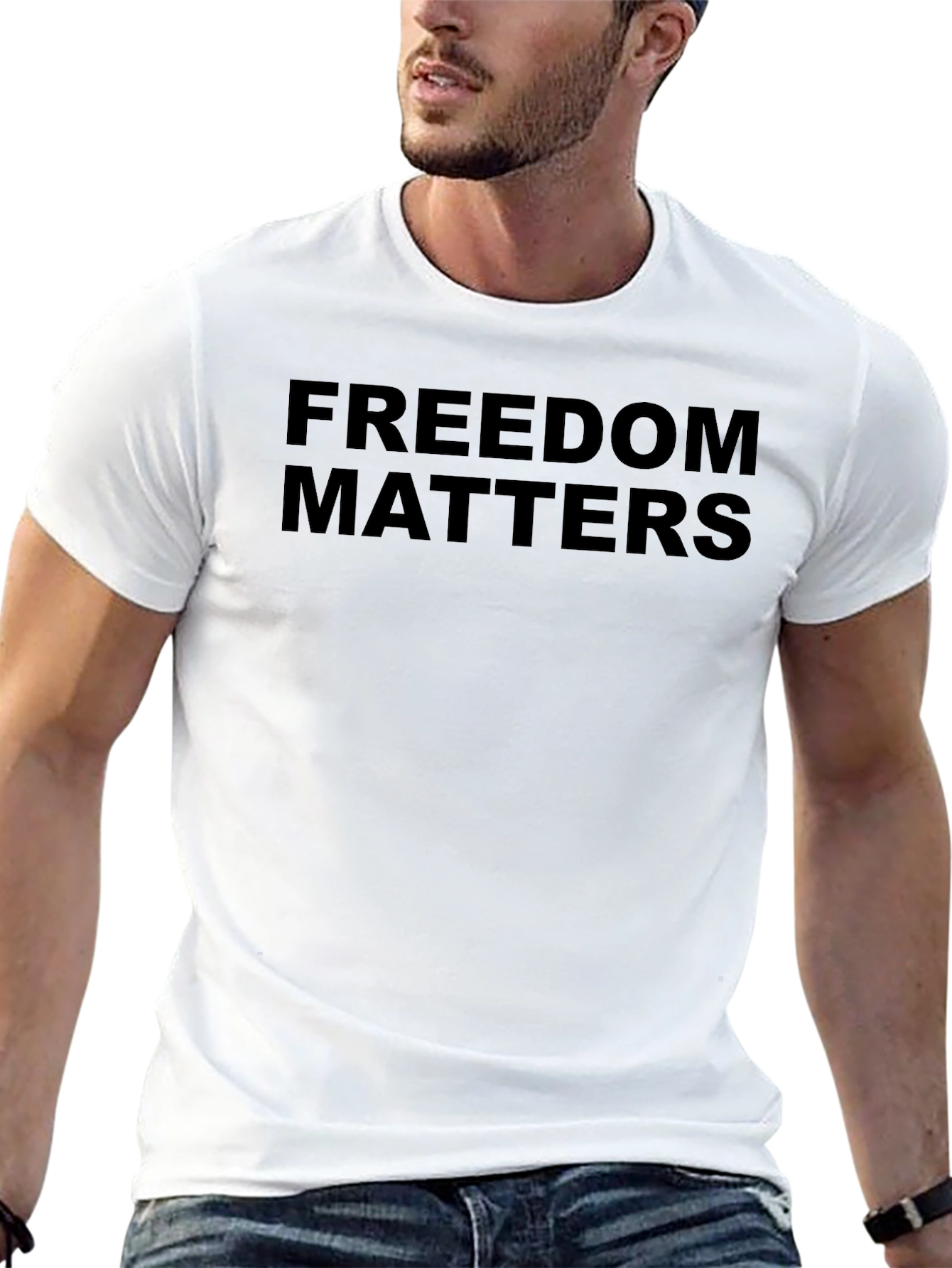 Freedom Matters Graphic Tee - Bold Statement Shirt
