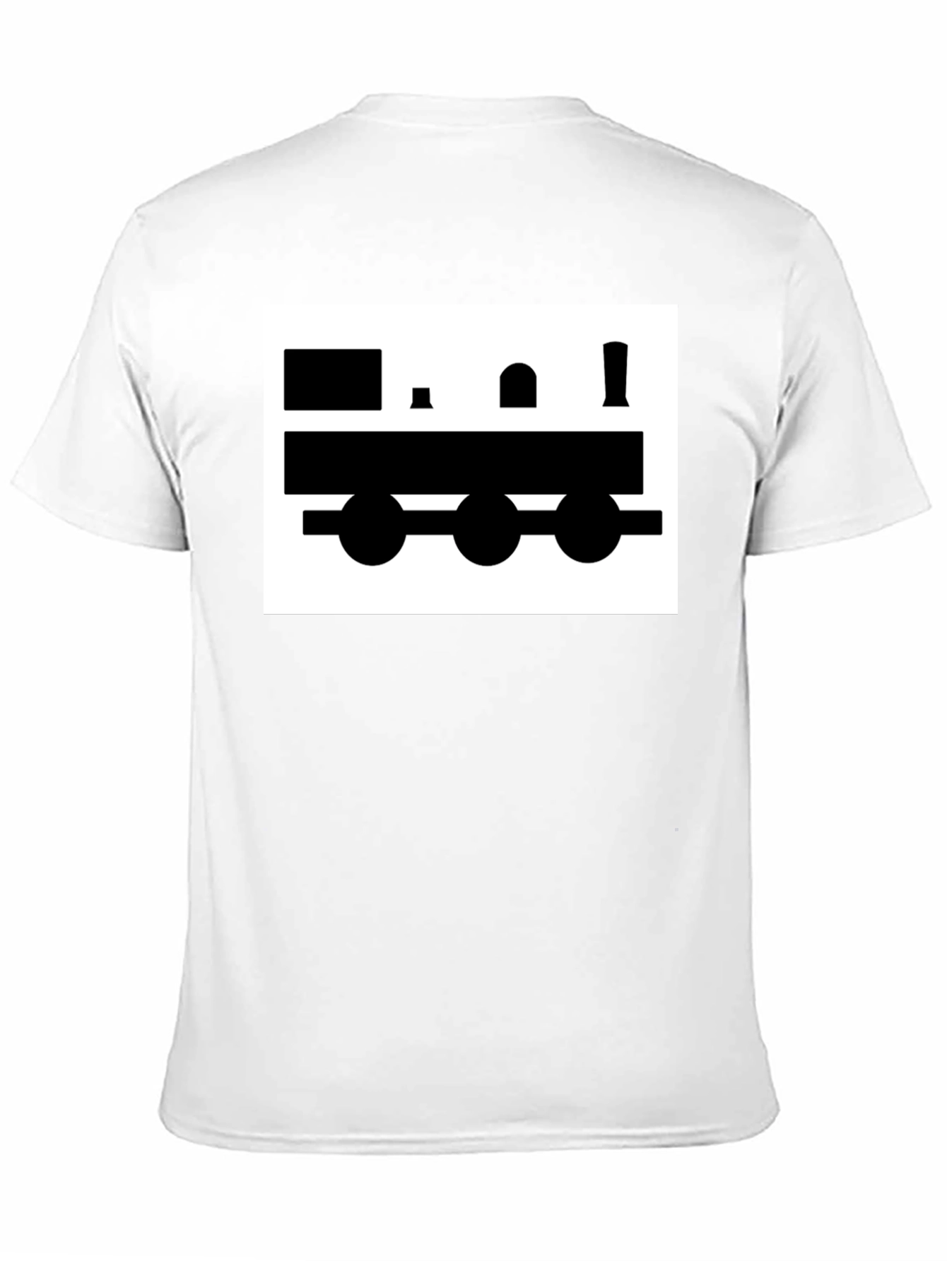 Train Graphic Tee - Classic Black Cotton T-Shirt