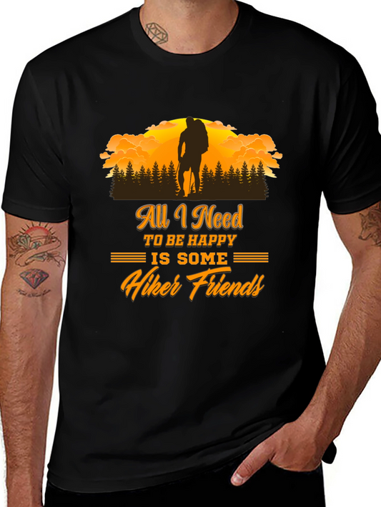 Hiker Friends Graphic T-Shirt - Adventure Ready Tee