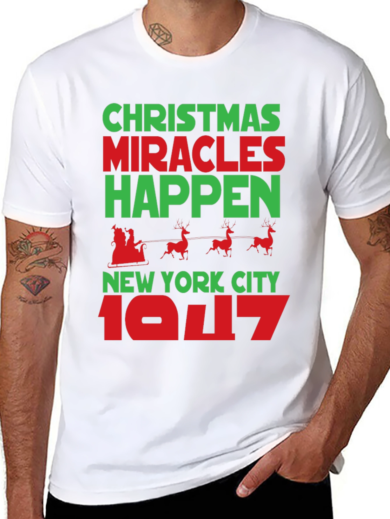 Christmas Miracles New York City 1947 T-Shirt