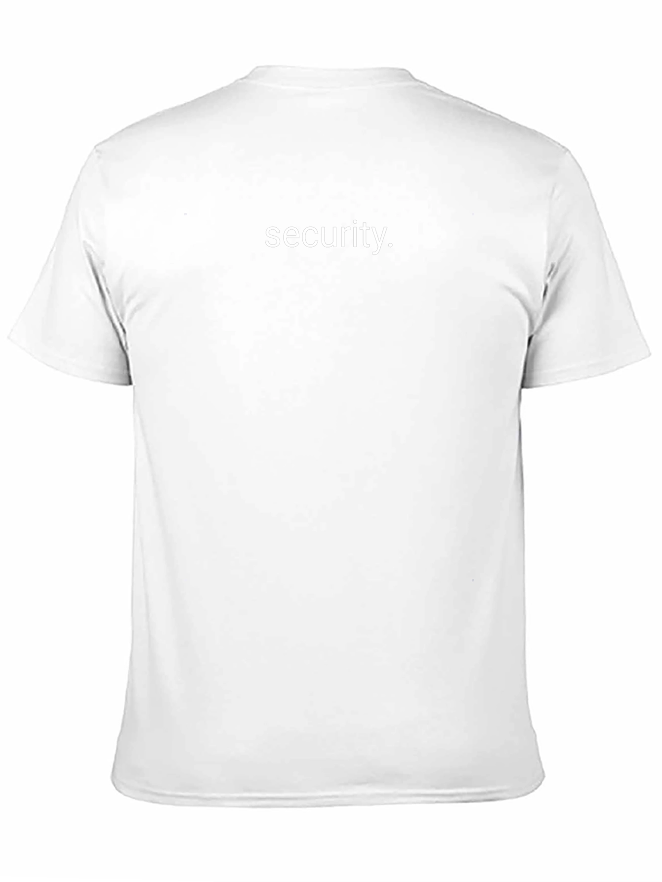 Security T-Shirt - Casual Black Tee