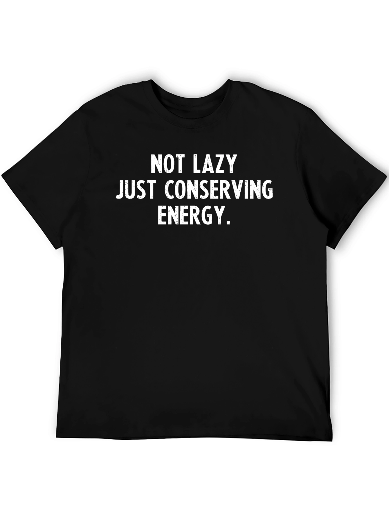 Conserving Energy Graphic Tee - Black
