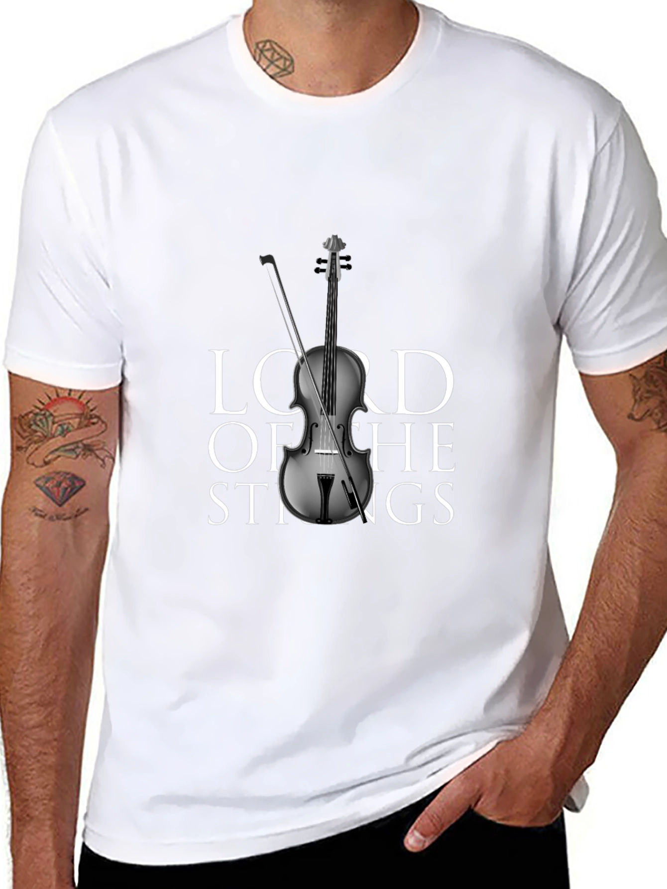 Lord of the Strings Graphic T-Shirt