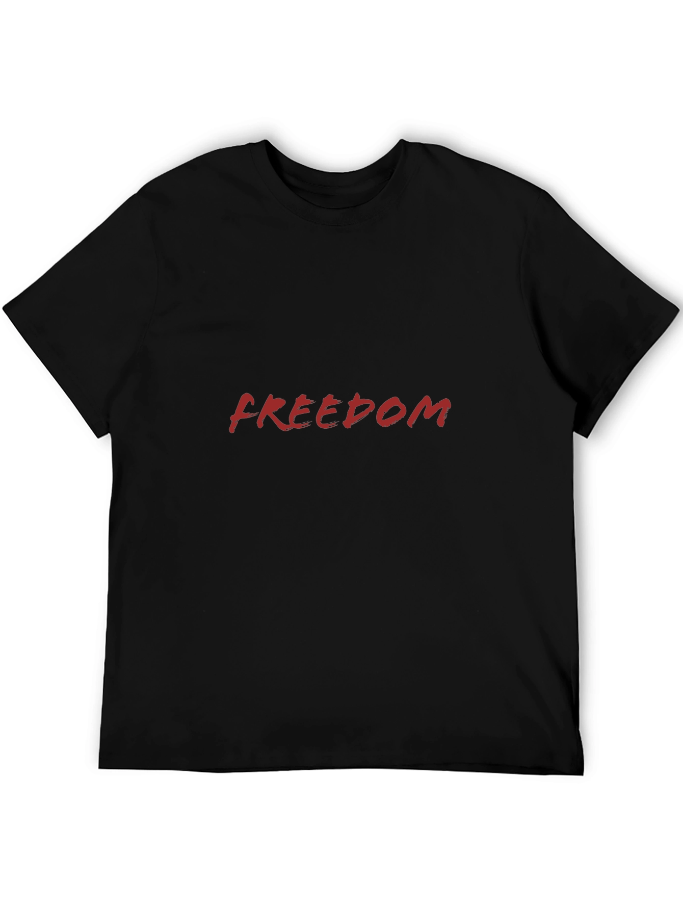 Freedom Graphic Black T-Shirt