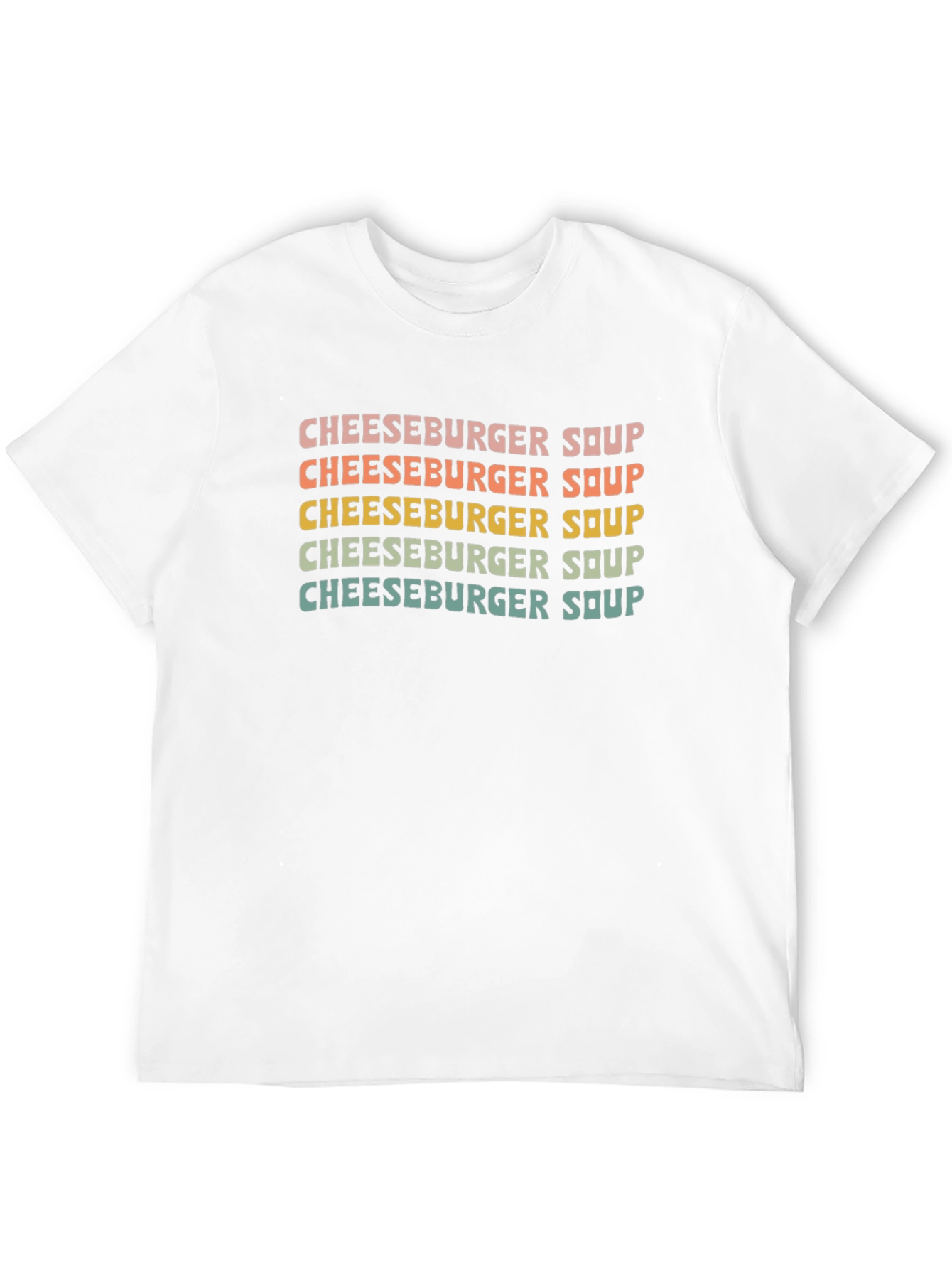 Cheeseburger Soup Retro T-Shirt