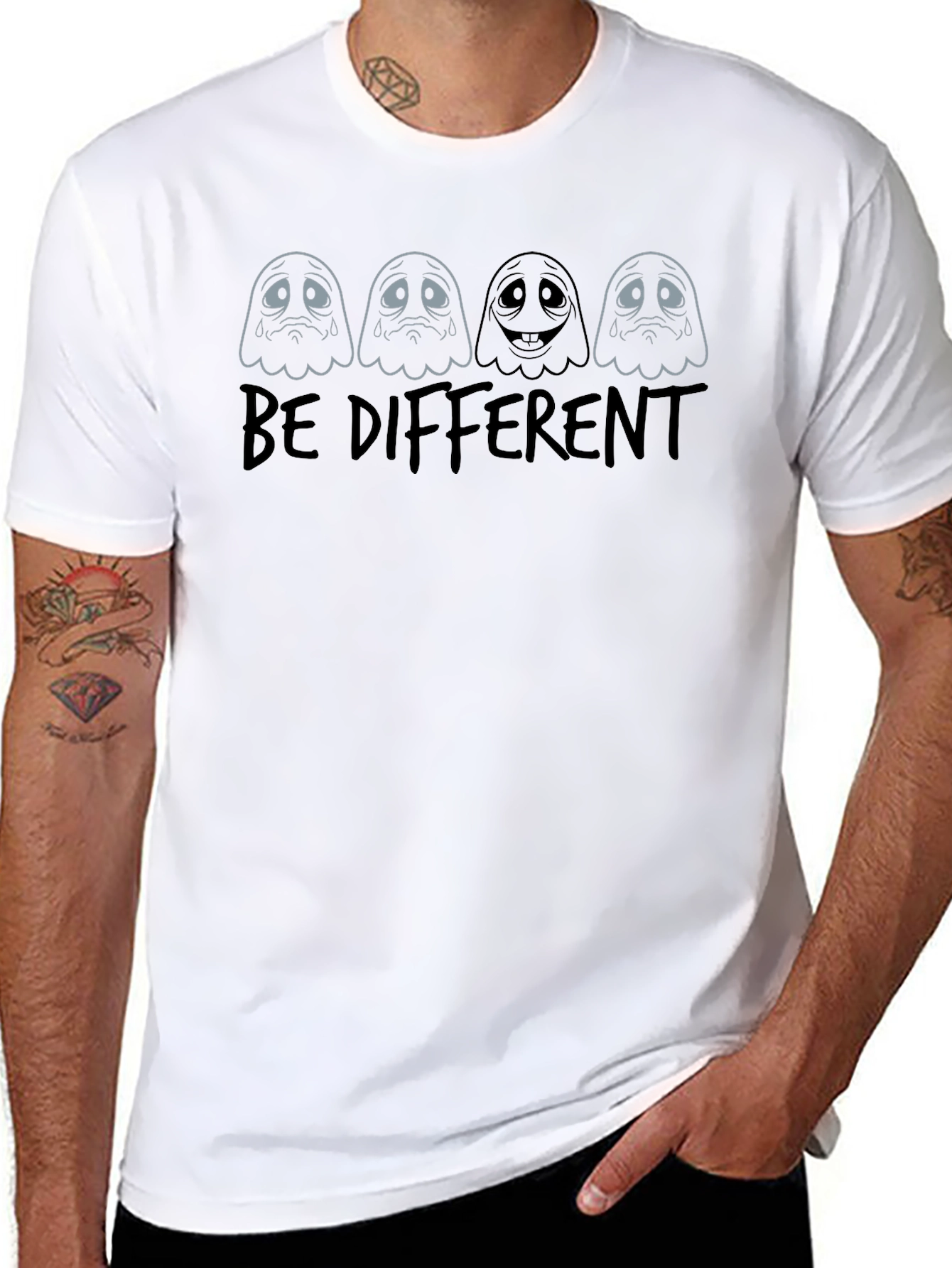 Be Different Black T-Shirt