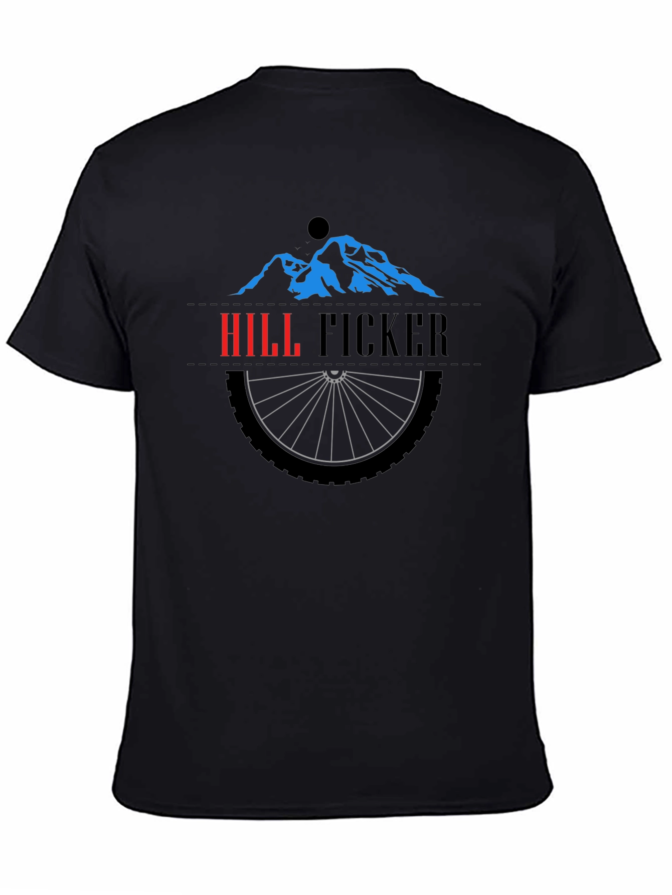Hill Ficker Mountain Biking T-Shirt - Black