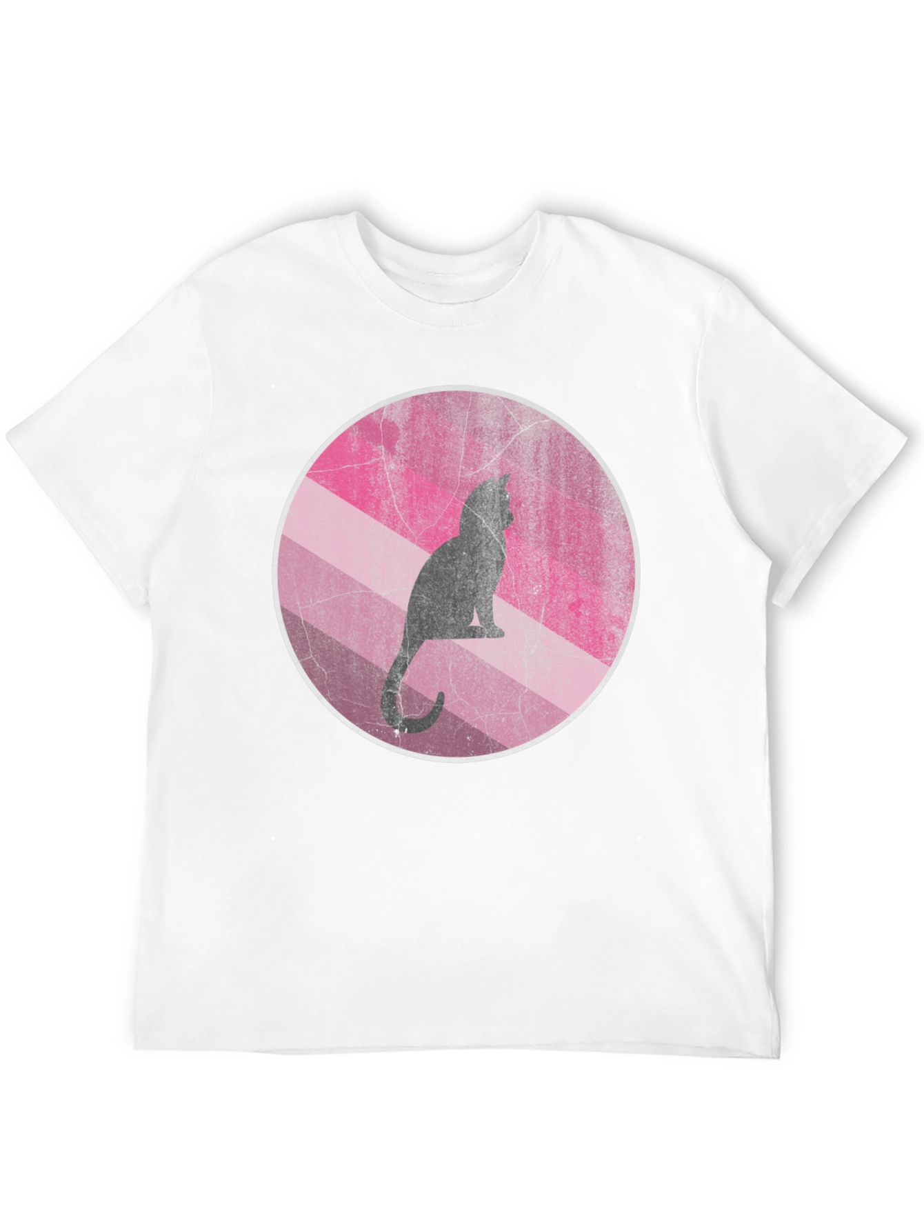 Cool Cat Silhouette Graphic Tee