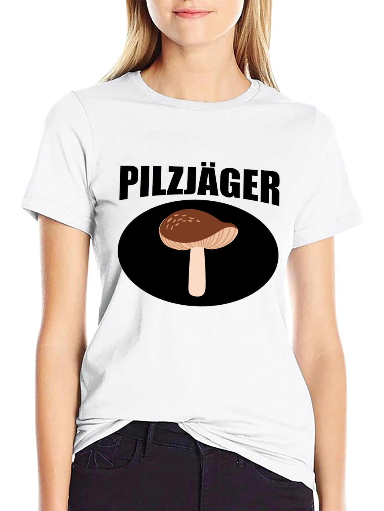 Pilzjäger Mushroom Hunter Graphic T-Shirt