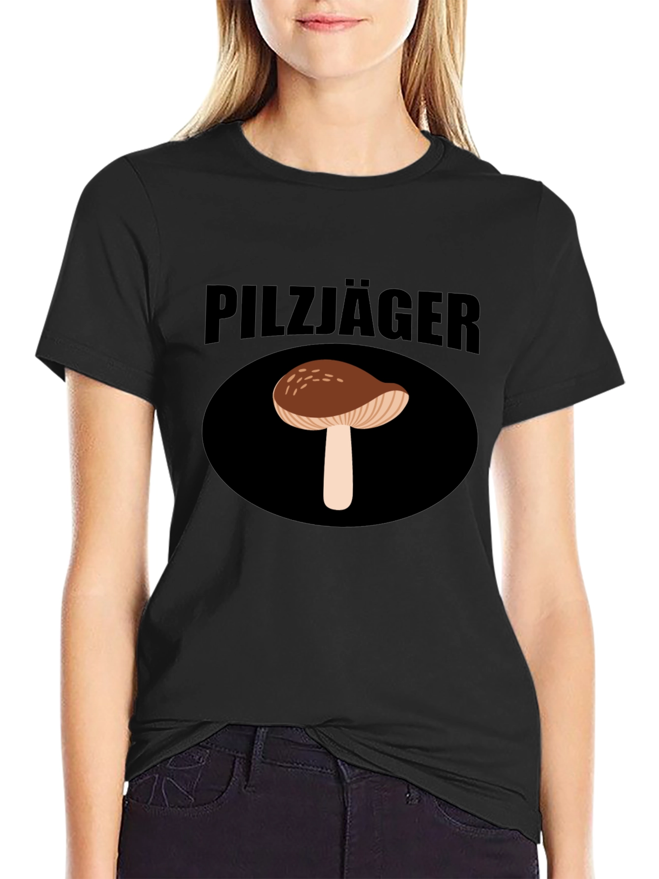 Pilzjäger Mushroom Hunter Graphic T-Shirt