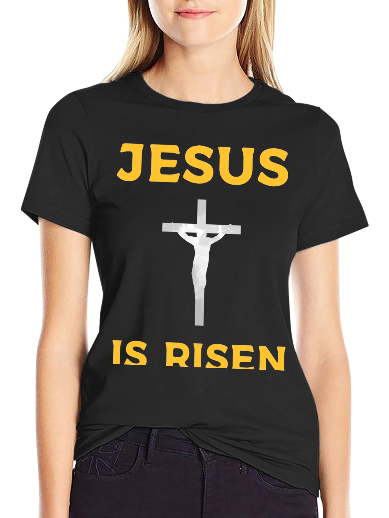 Jesus is Risen Graphic Tee - Christian Easter T-Shirt