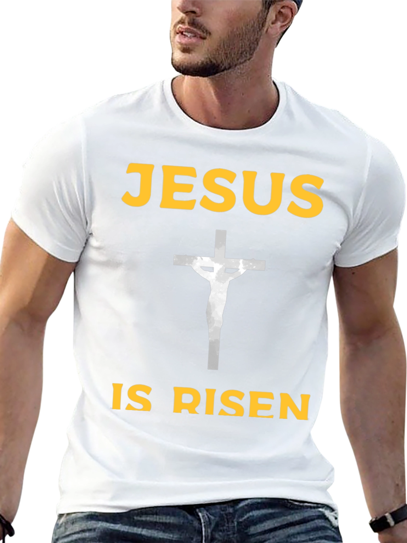 Jesus is Risen Graphic Tee - Christian Easter T-Shirt