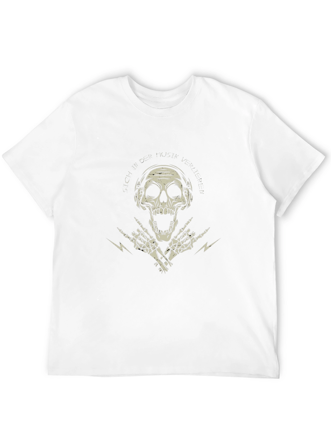 Skull & Music T-Shirt - Rock On!