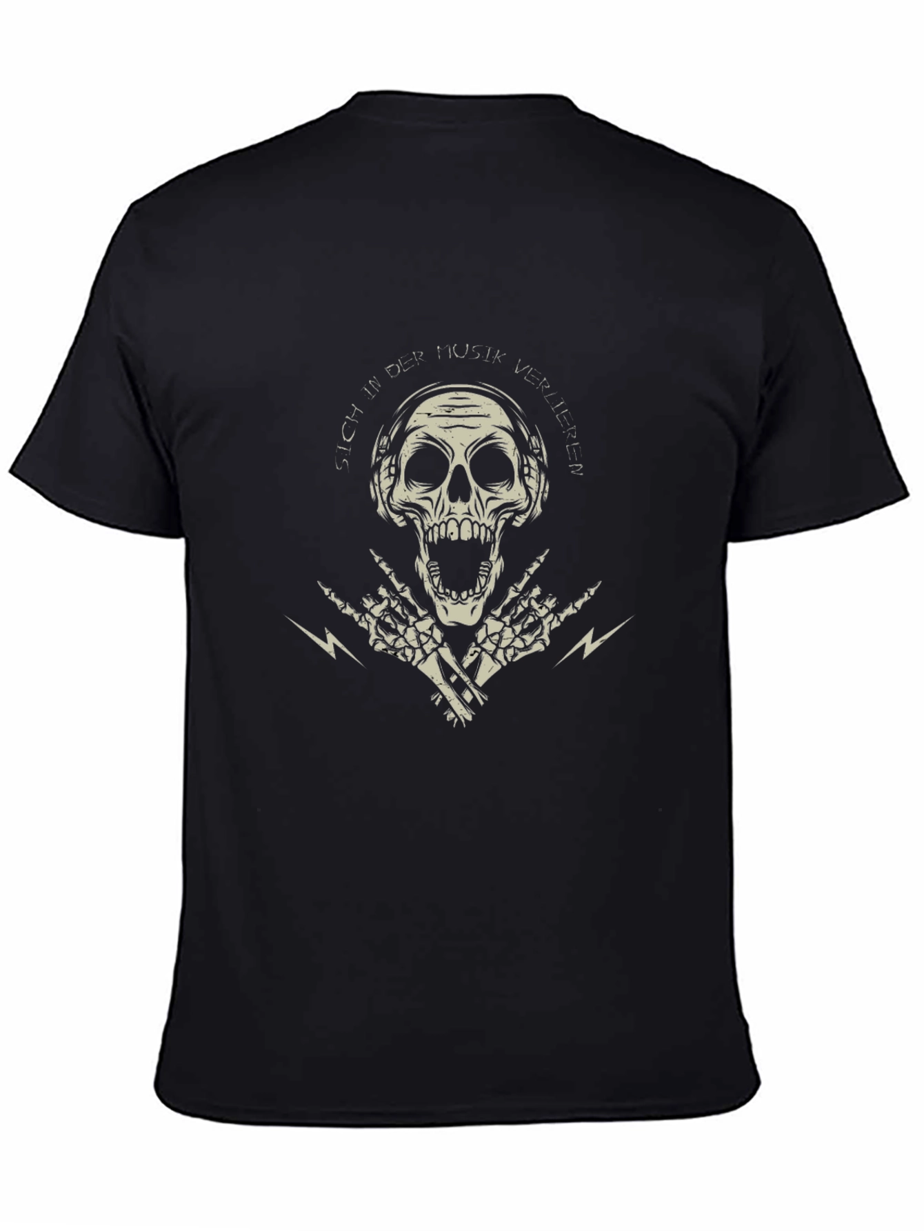 Skull & Music T-Shirt - Rock On!