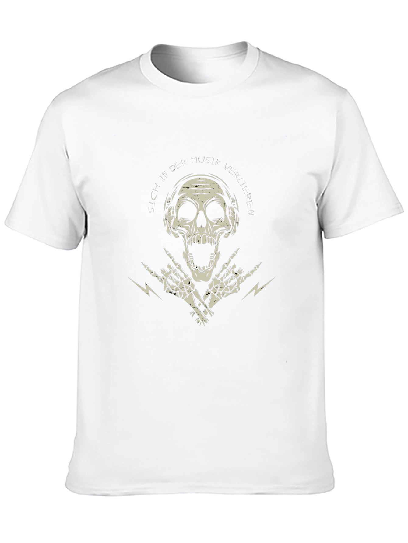 Skull & Music T-Shirt - Rock On!