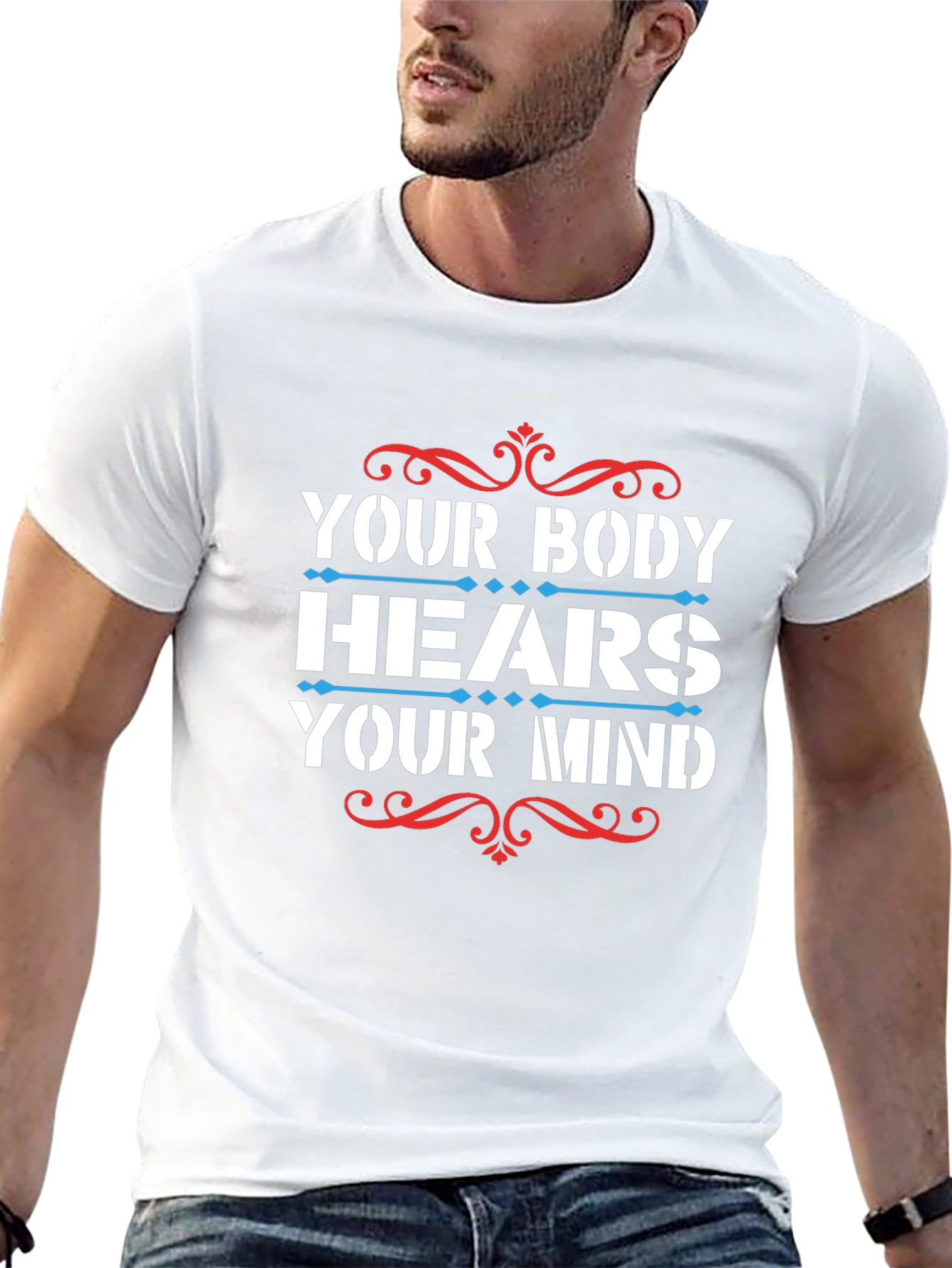 Mind-Body Connection T-Shirt - Motivational Graphic Tee