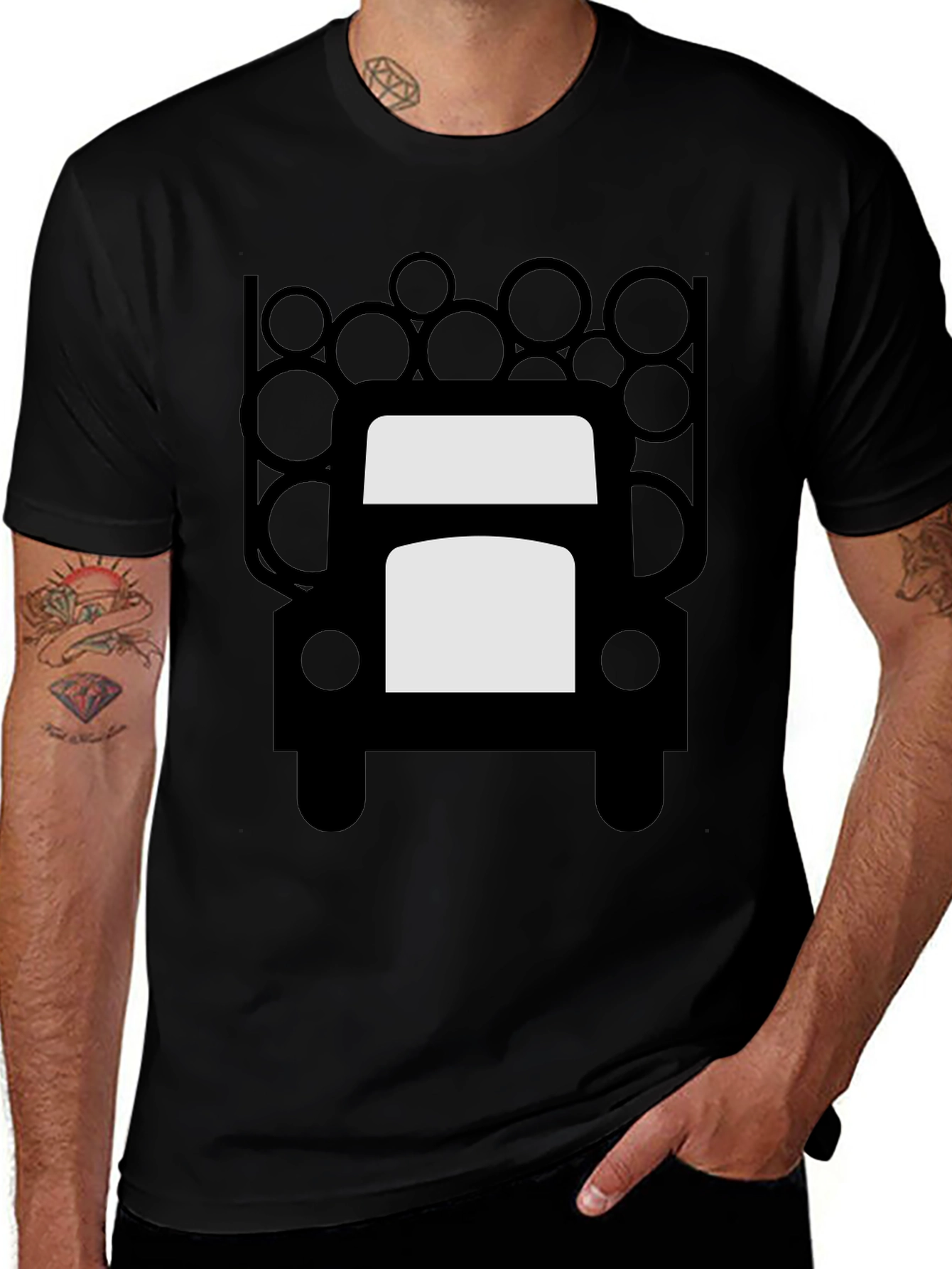 Lumber Truck Graphic T-Shirt