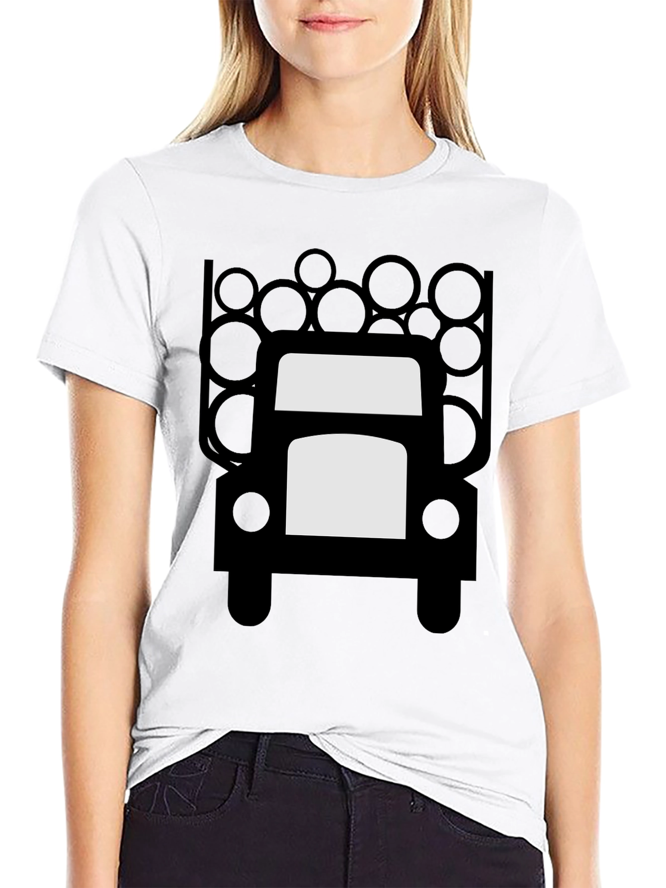 Lumber Truck Graphic T-Shirt