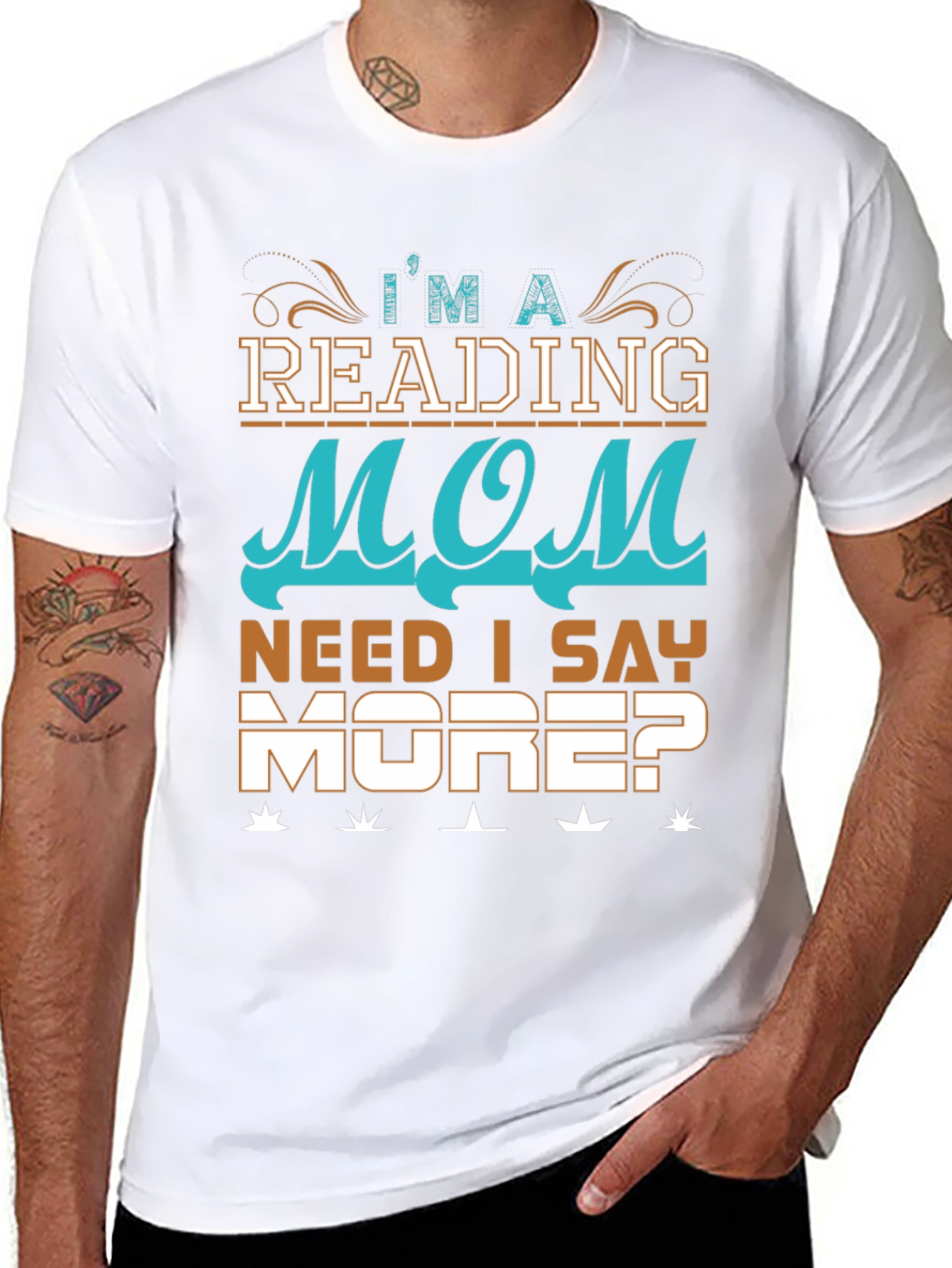 Reading Mom Graphic Tee - Book Lovers Shirt