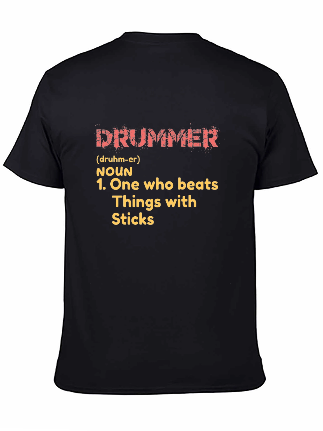 Drummer Definition T-Shirt - Funny Musician Tee