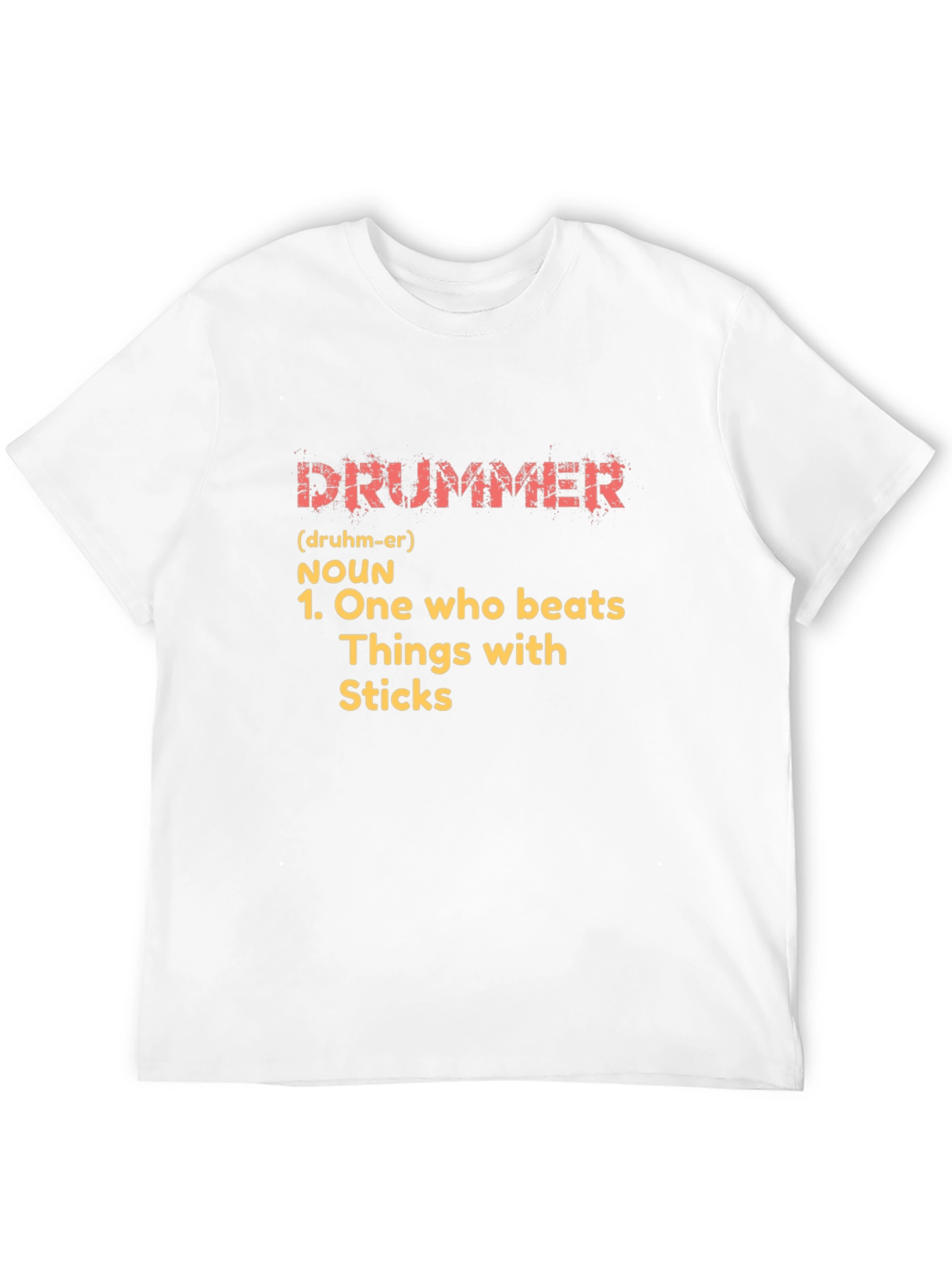 Drummer Definition T-Shirt - Funny Musician Tee