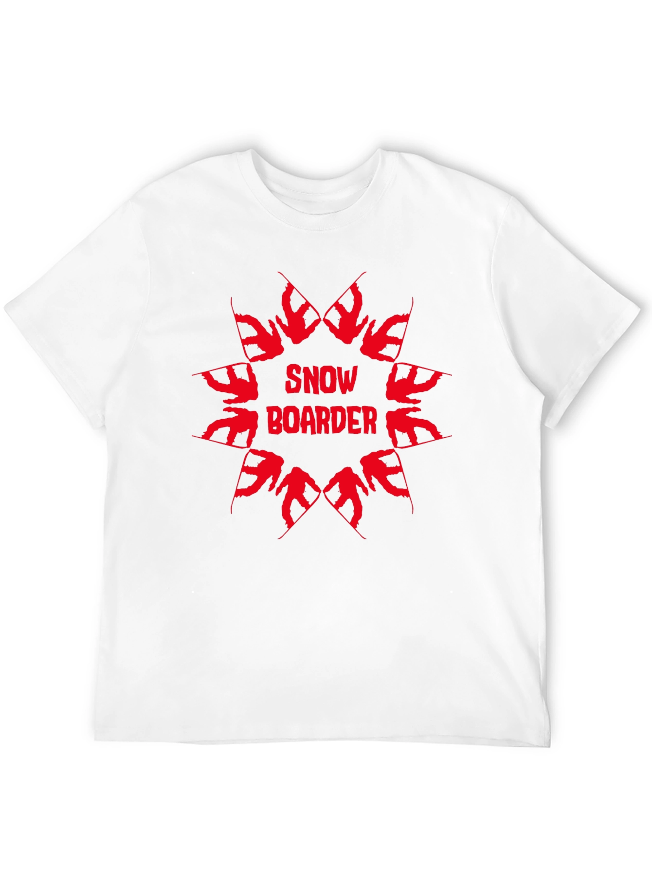 Snowboarder Graphic Tee - Black