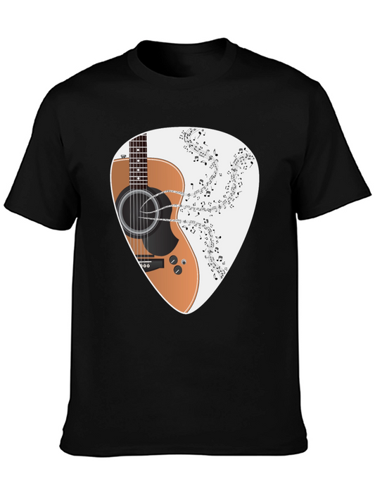 Guitar Music Tee - Classic Black T-Shirt