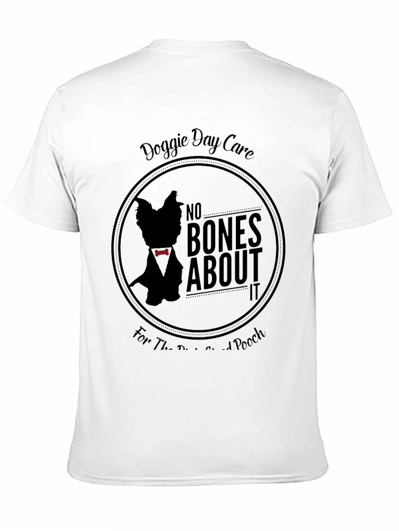 Doggie Day Care Black Graphic T-Shirt