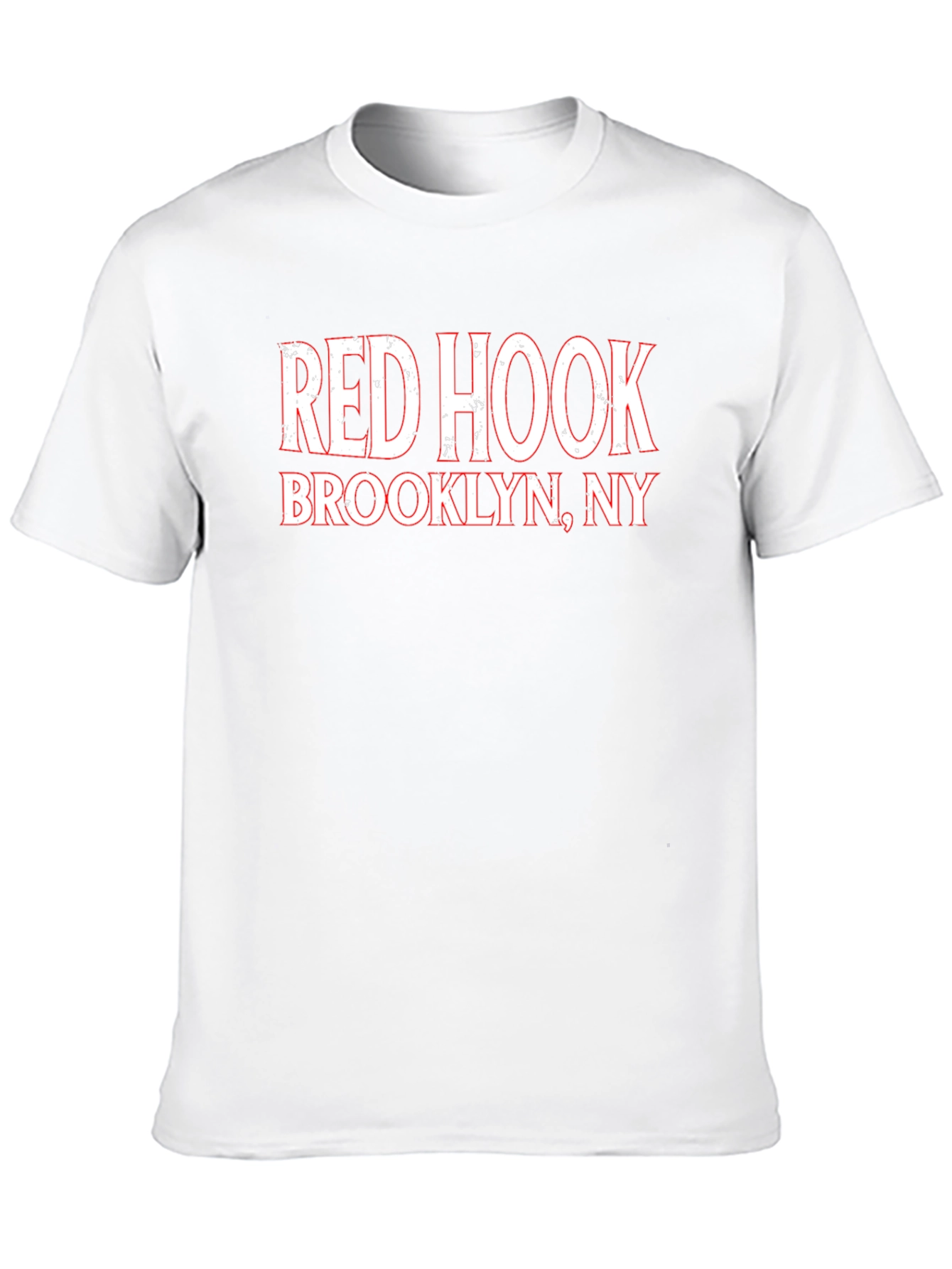 Red Hook Brooklyn NY Black Graphic T-Shirt