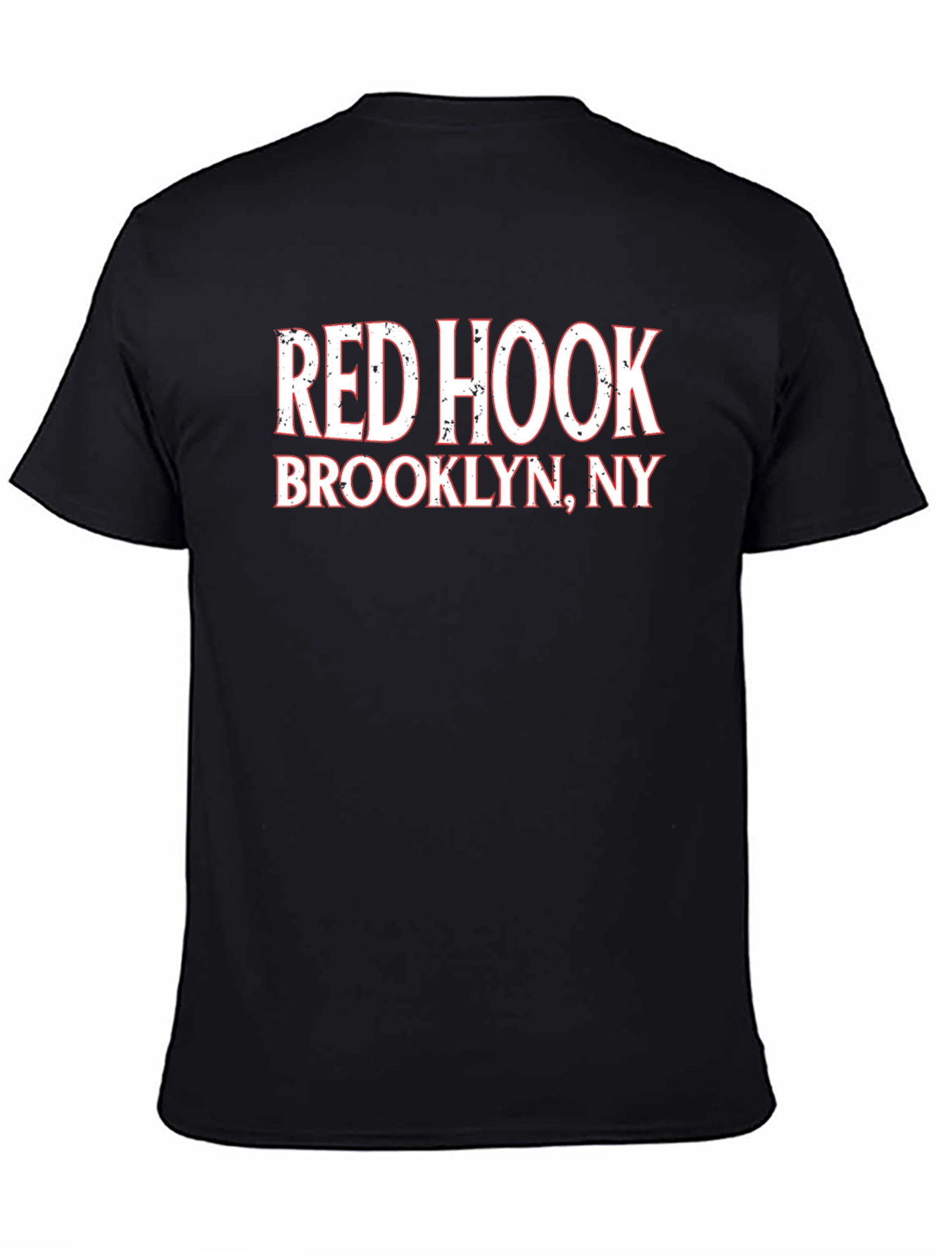 Red Hook Brooklyn NY Black Graphic T-Shirt