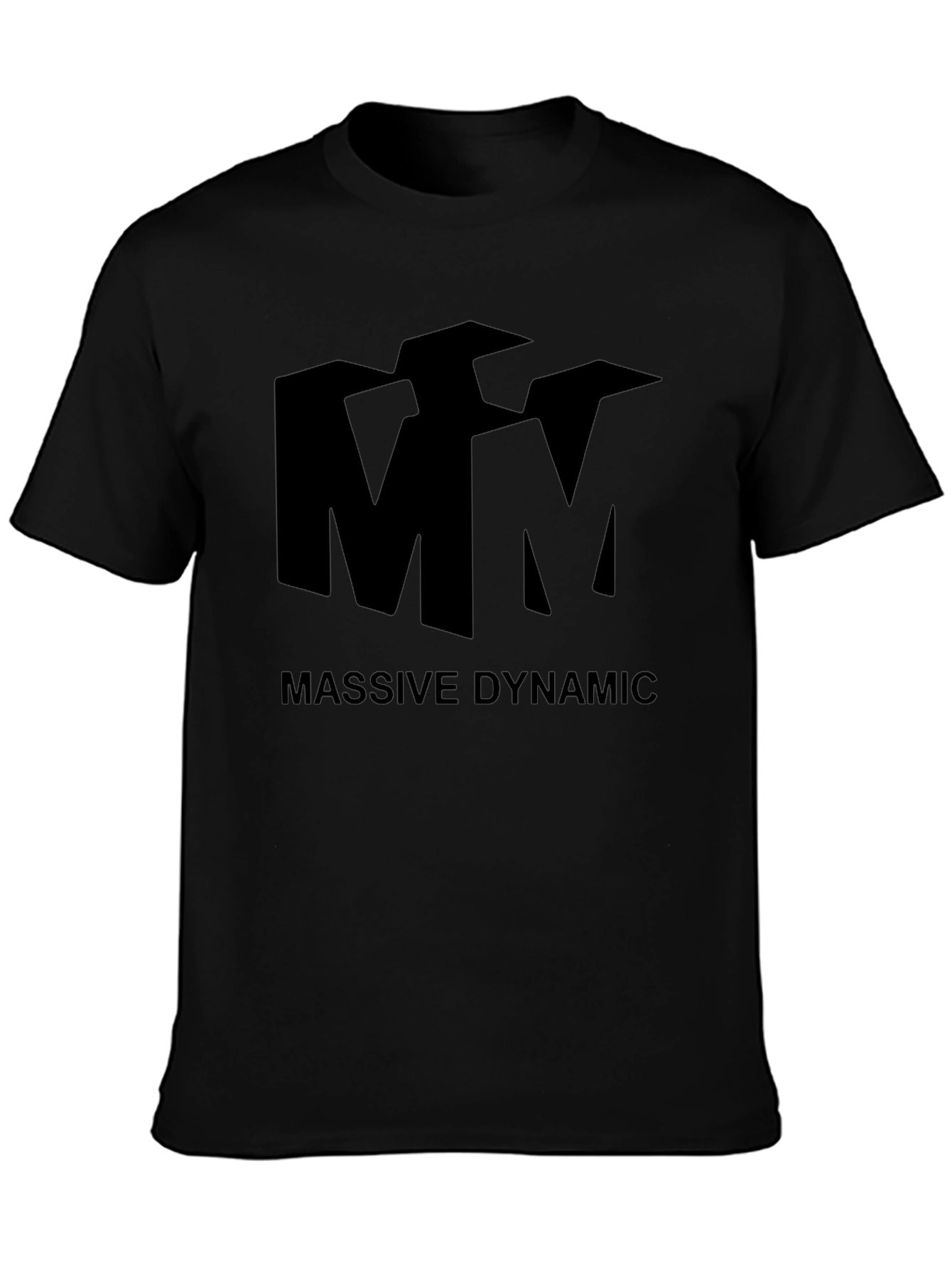 Massive Dynamic T-Shirt - Black Cotton Tee