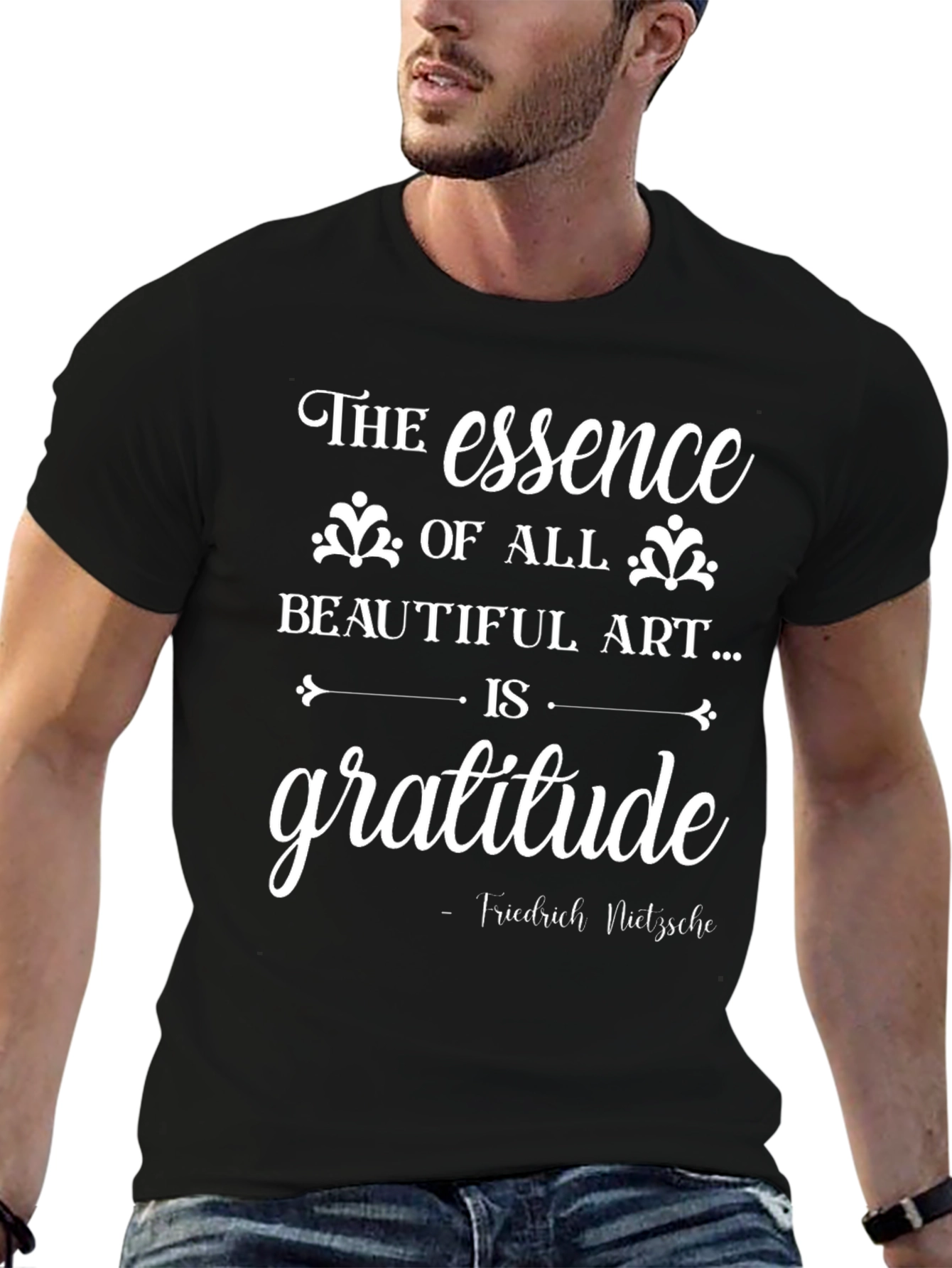 Gratitude Essence T-Shirt: Nietzsche Quote