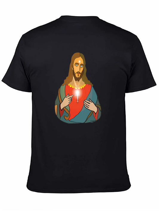 Jesus Graphic T-Shirt - Black