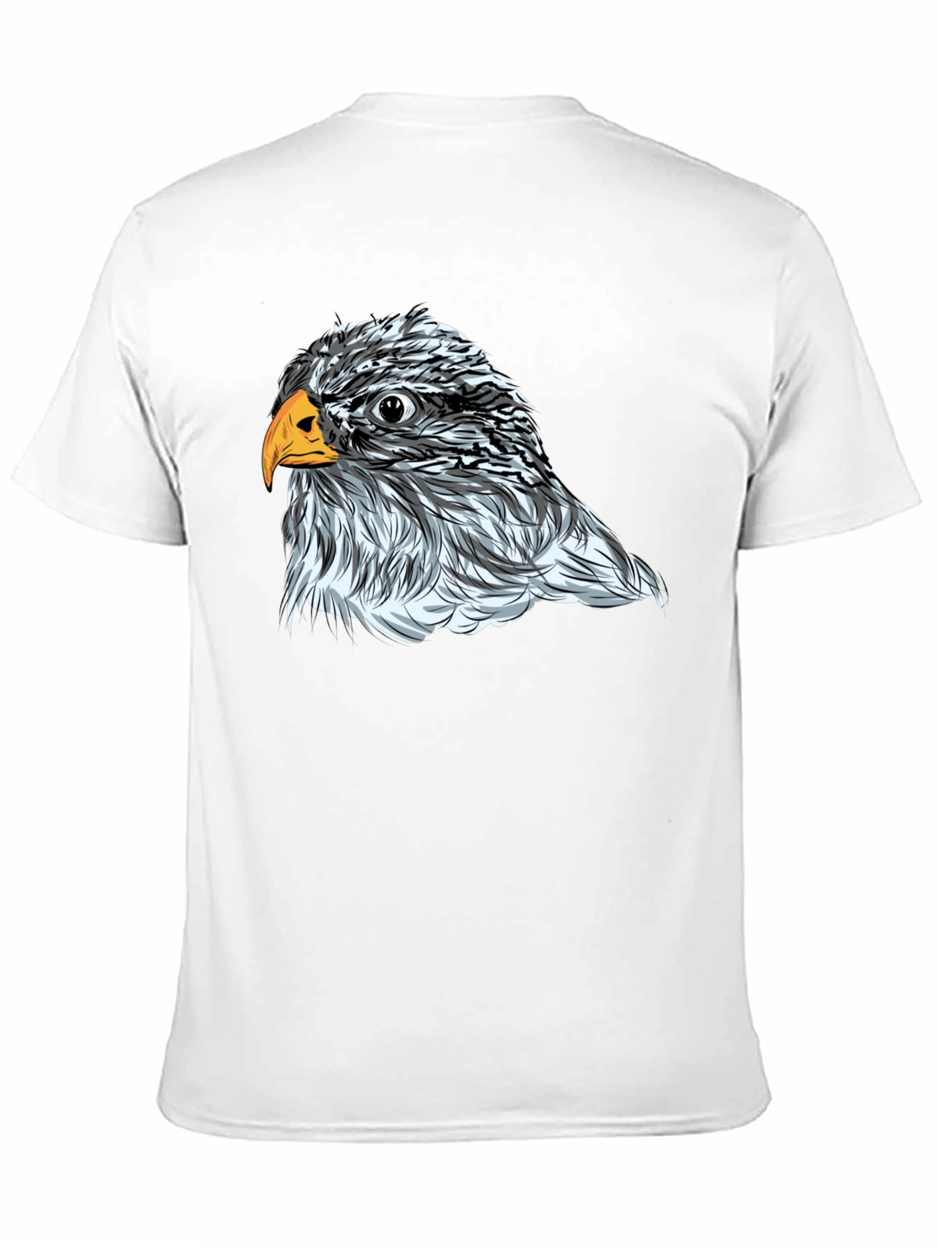 Eagle Graphic Print Mens Black T-Shirt